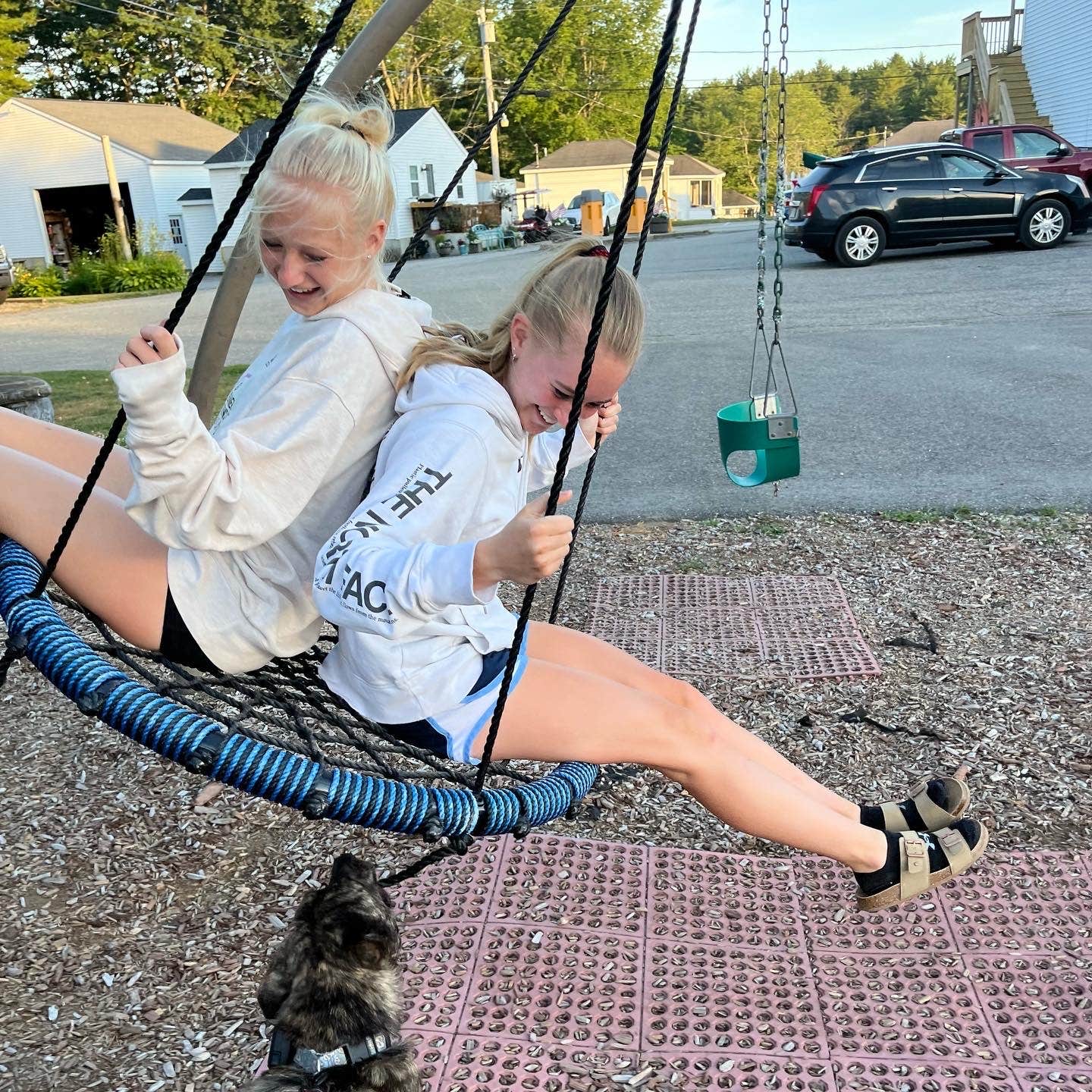 Jill P.'s photo of camping with pets at Silver Springs Campground near Portland, ME