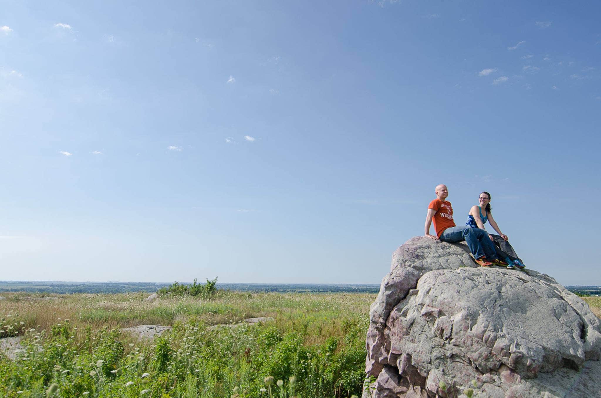 Camper-submitted photo at Blue Mounds State Park Campground in Minnesota