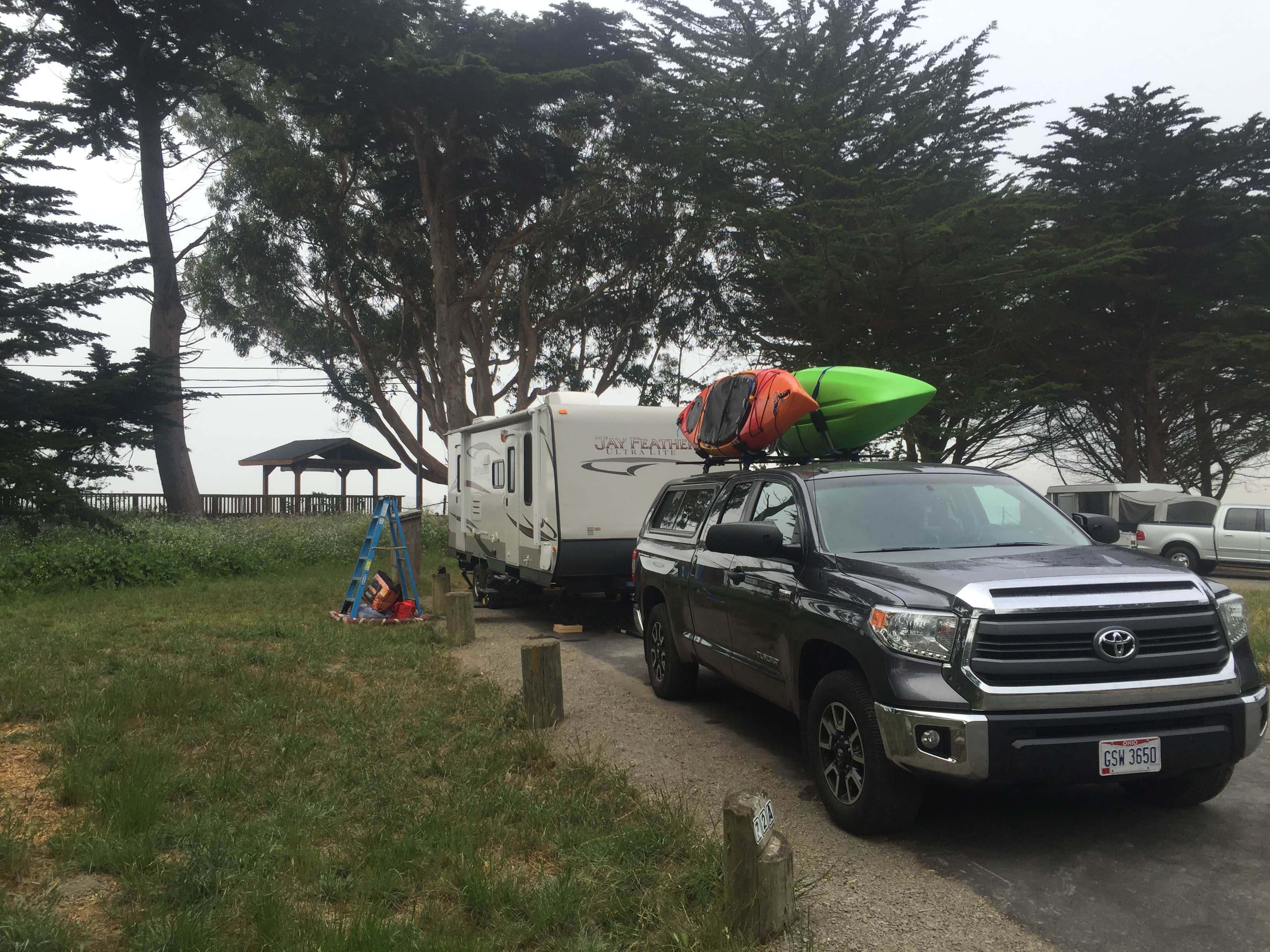 Angel K.'s photo of rv camping at Bodega Dunes Campground — Sonoma Coast State Park near Rio Nido, CA