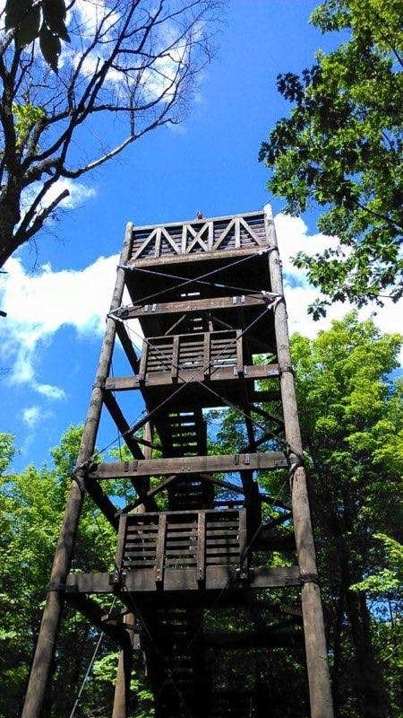 Jay W.'s photo of a cabin at Copper Falls State Park Campground near Presque Isle, WI