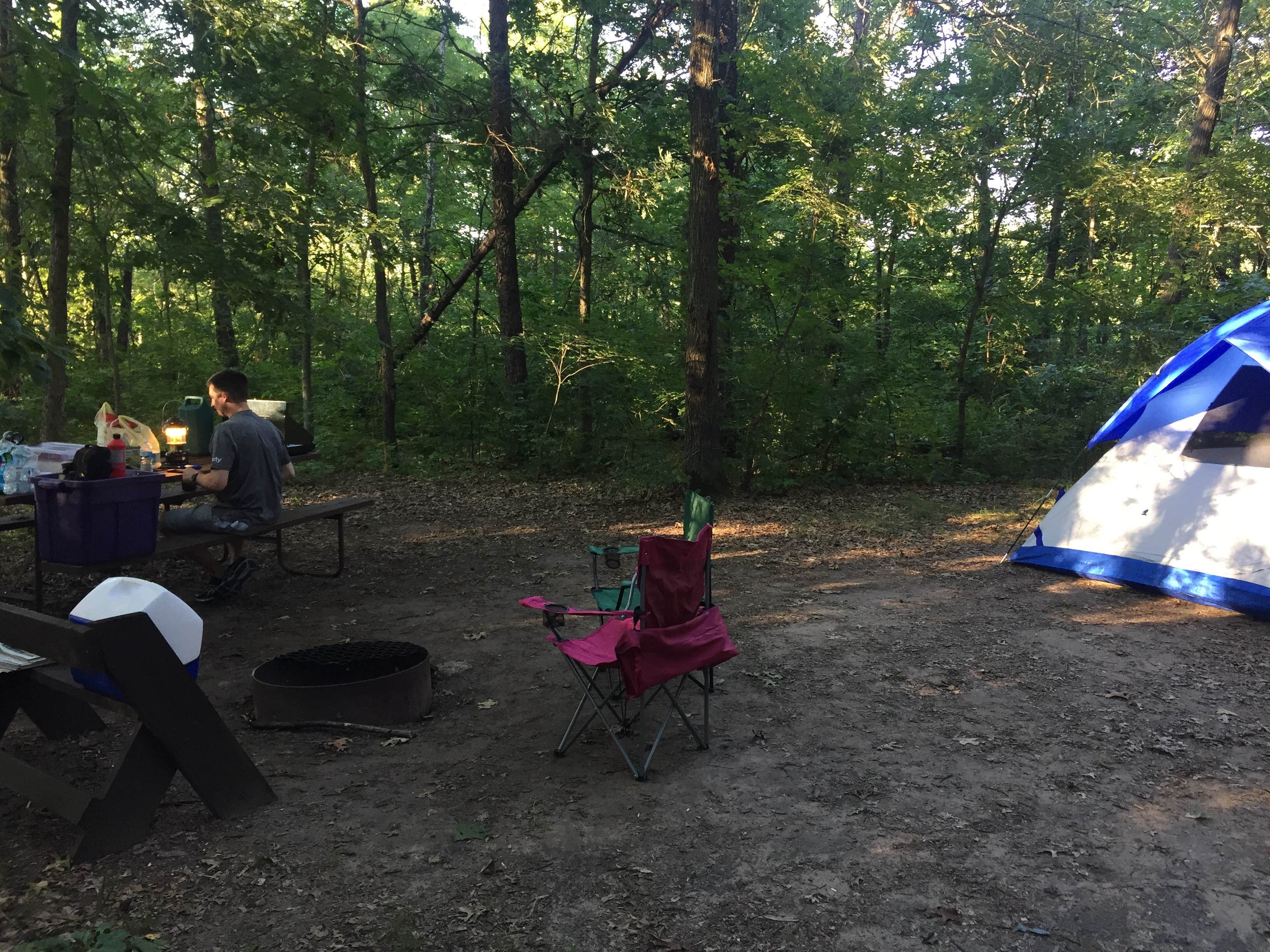 Becca Z.'s photo at Buckhorn State Park Campground near Friendship, WI