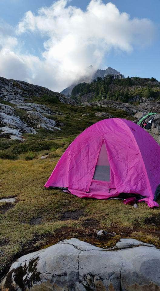 Niki A.'s photo of tent camping at Gothic Basin near Everett, WA