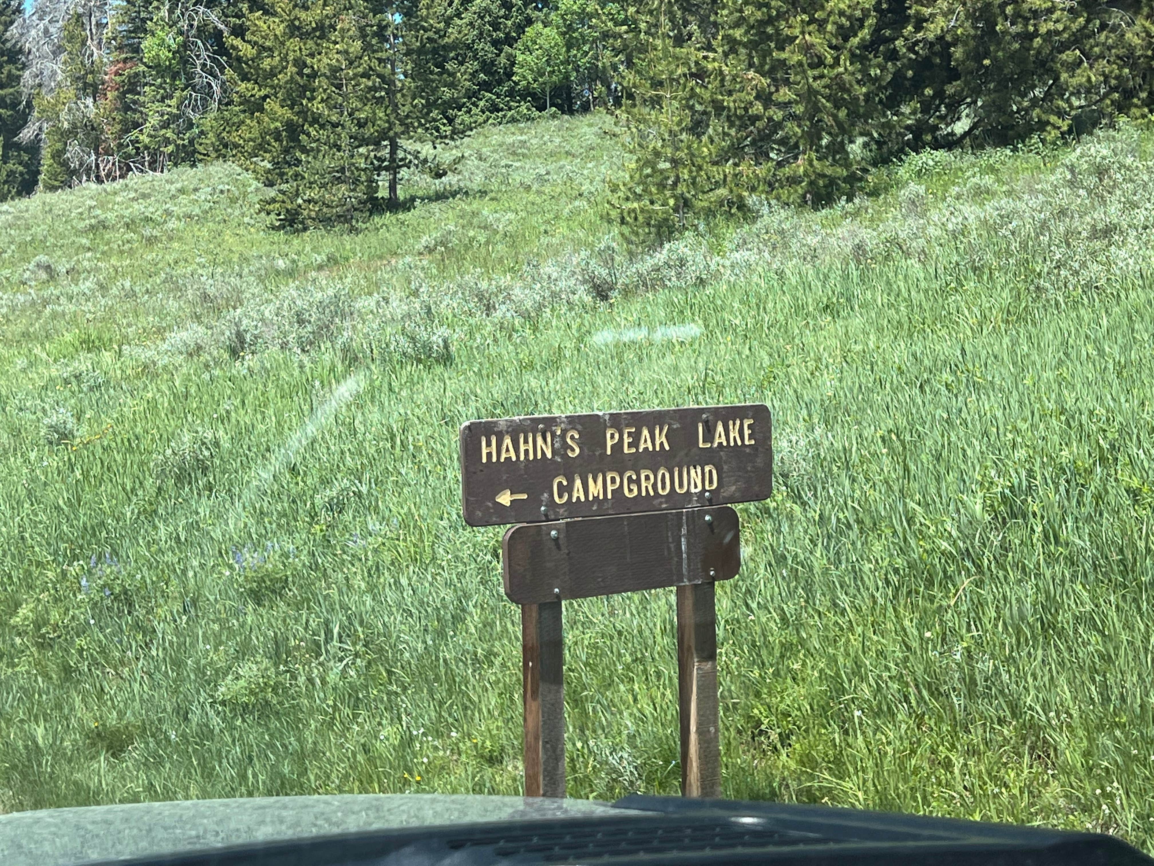 Camper-submitted photo at Hahns Peak Lake Campground near Slater, CO