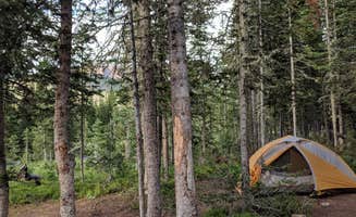 Lynn O.'s photo of tent camping at The Crags Campground — State Forest State Park near Medicine Bow-Routt National Forests and Thunder Basin National Grassland