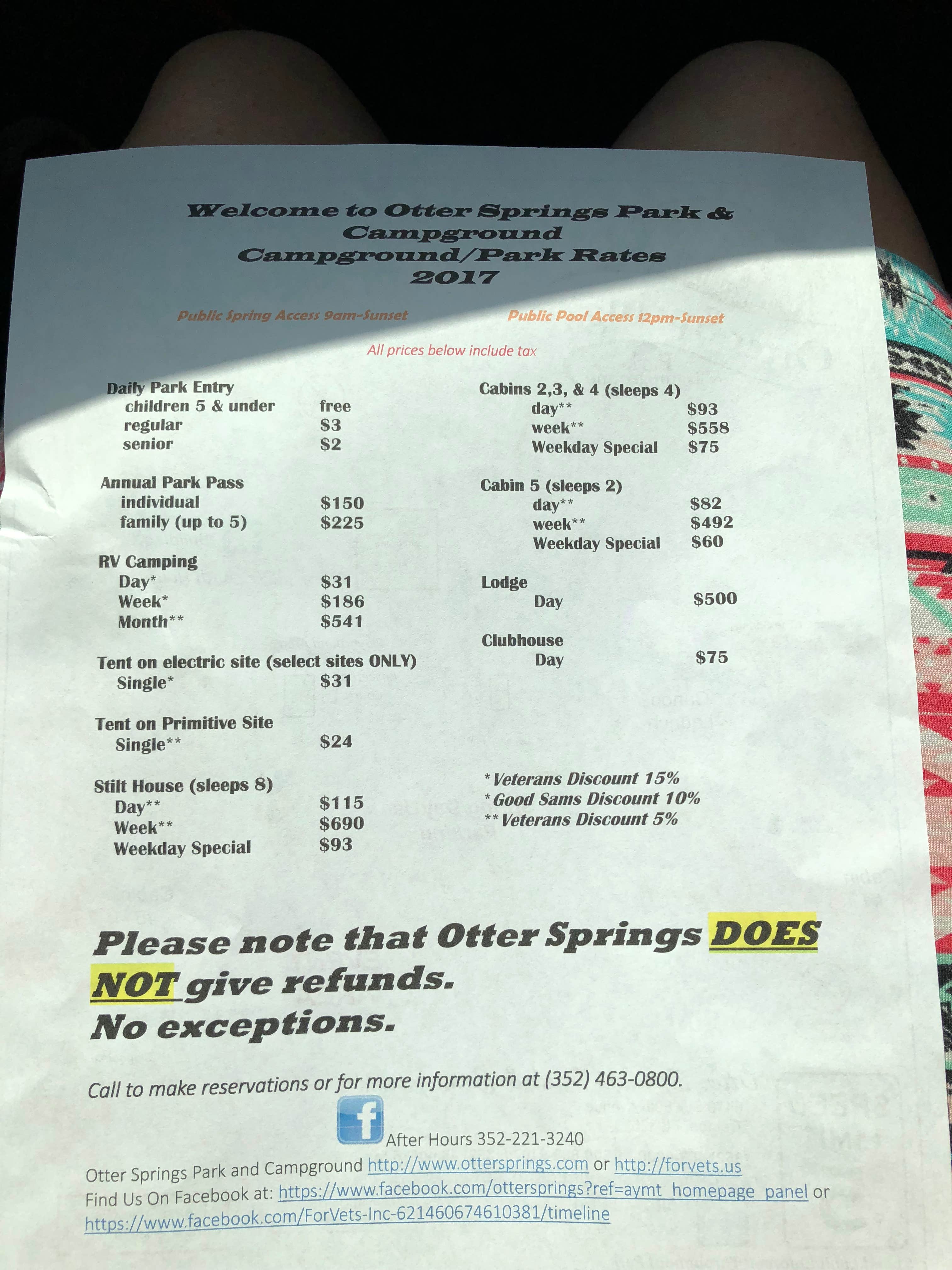 Camper submitted image from Otter Springs Park & Campground - 5