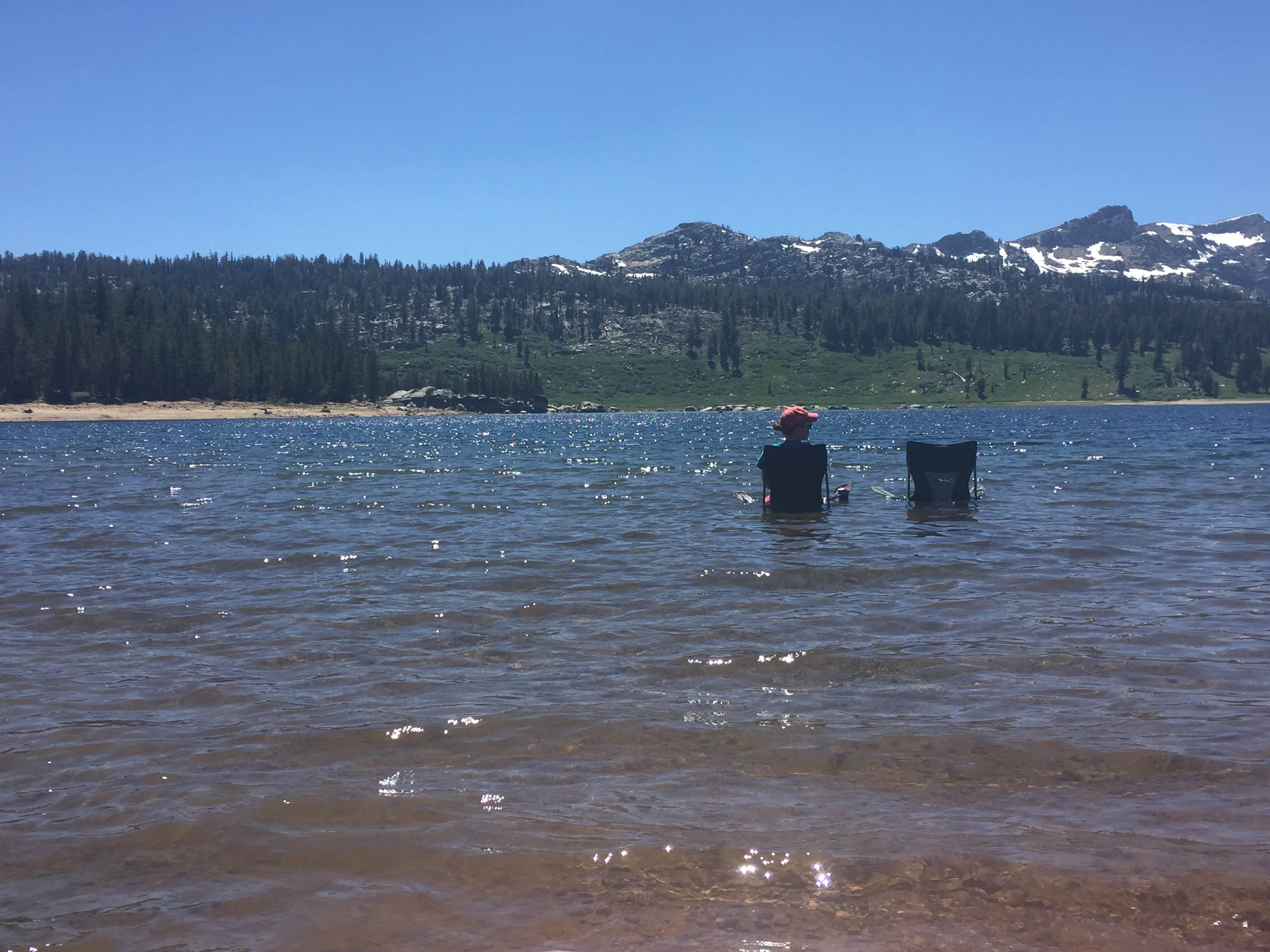 Camper-submitted photo at Lower Blue Lake Campground near Markleeville, CA