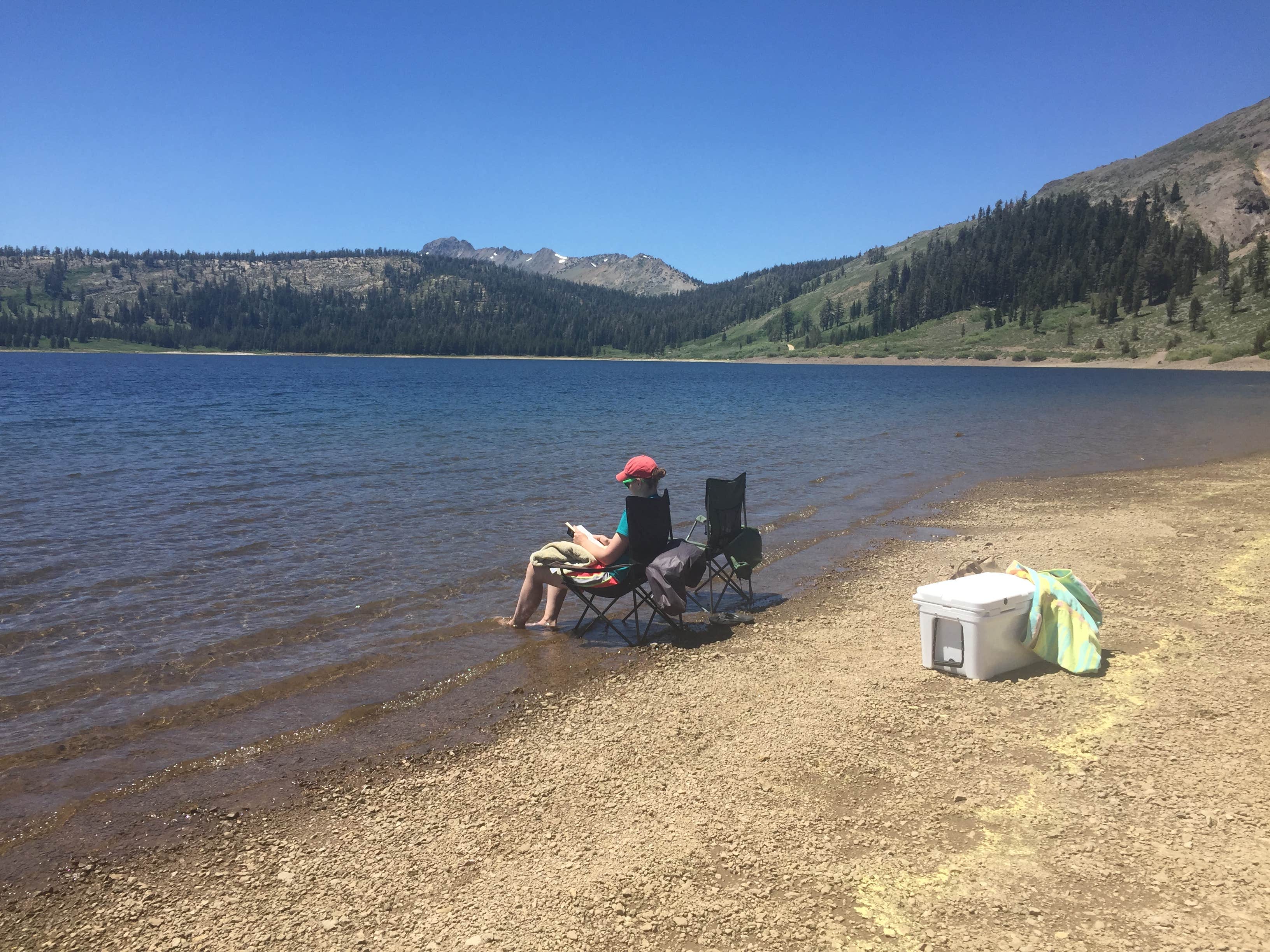 Camper-submitted photo at Lower Blue Lake Campground near Markleeville, CA