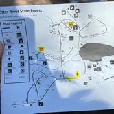 Otter river state park map given on arrival