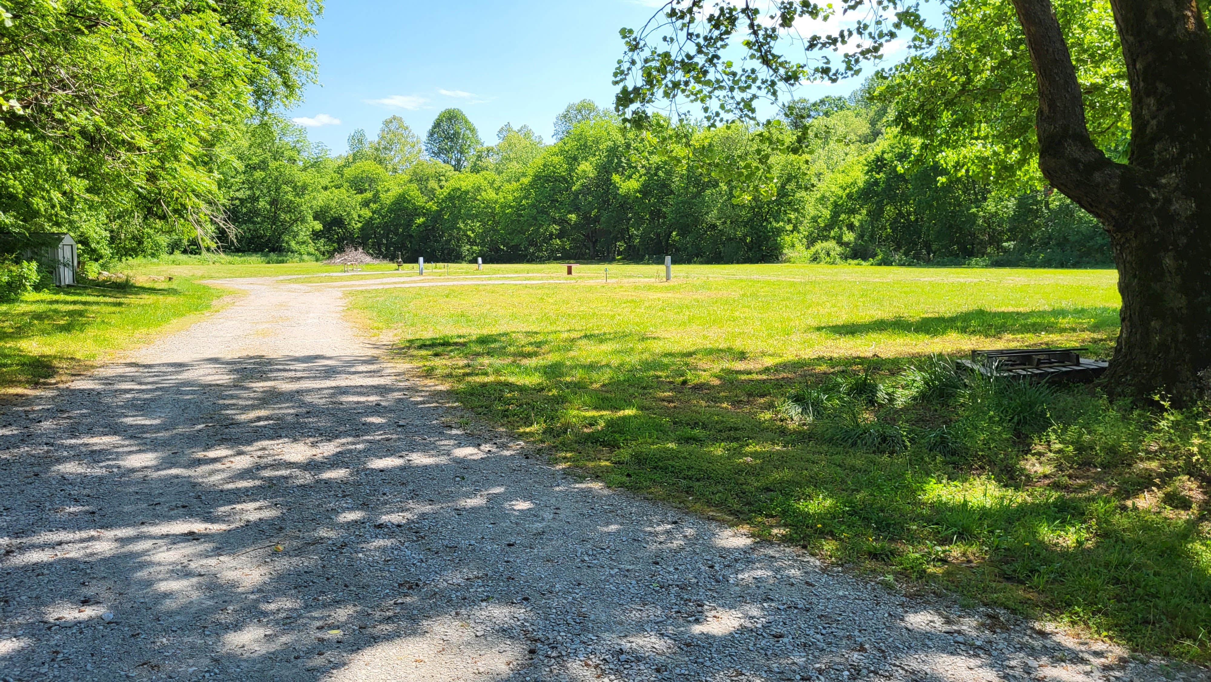 Camping near Walls of Jericho - Hurricane Creek Backcountry Campsite: Caney Hollow Creek Retreat, Belvidere, Tennessee