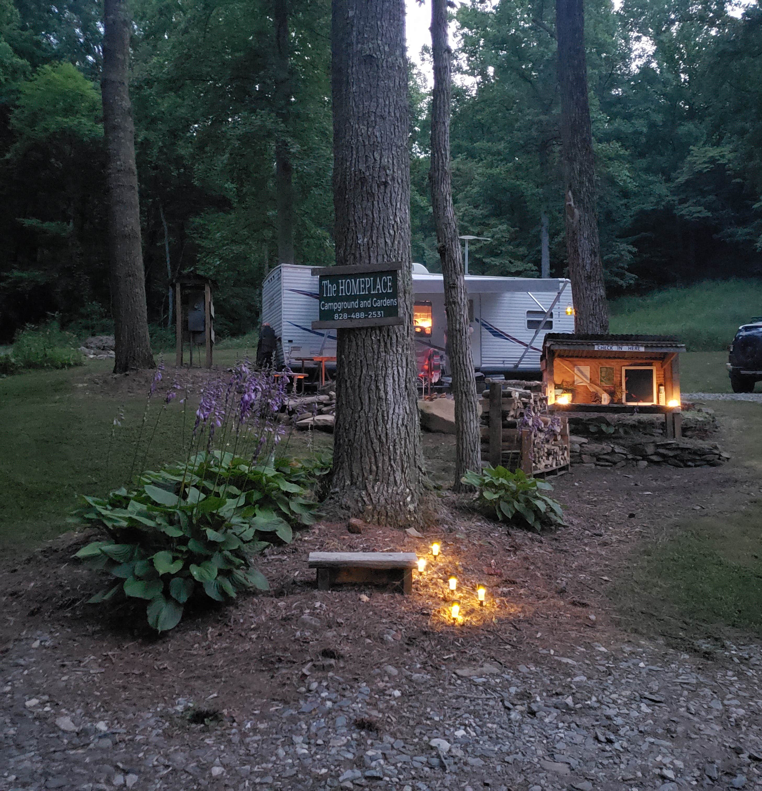 Camper submitted image from The Homeplace Campground and Gardens  - 1