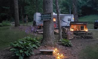 Camping near Santeetlah Lake Primitive: The Homeplace Campground and Gardens , Fontana Dam, North Carolina