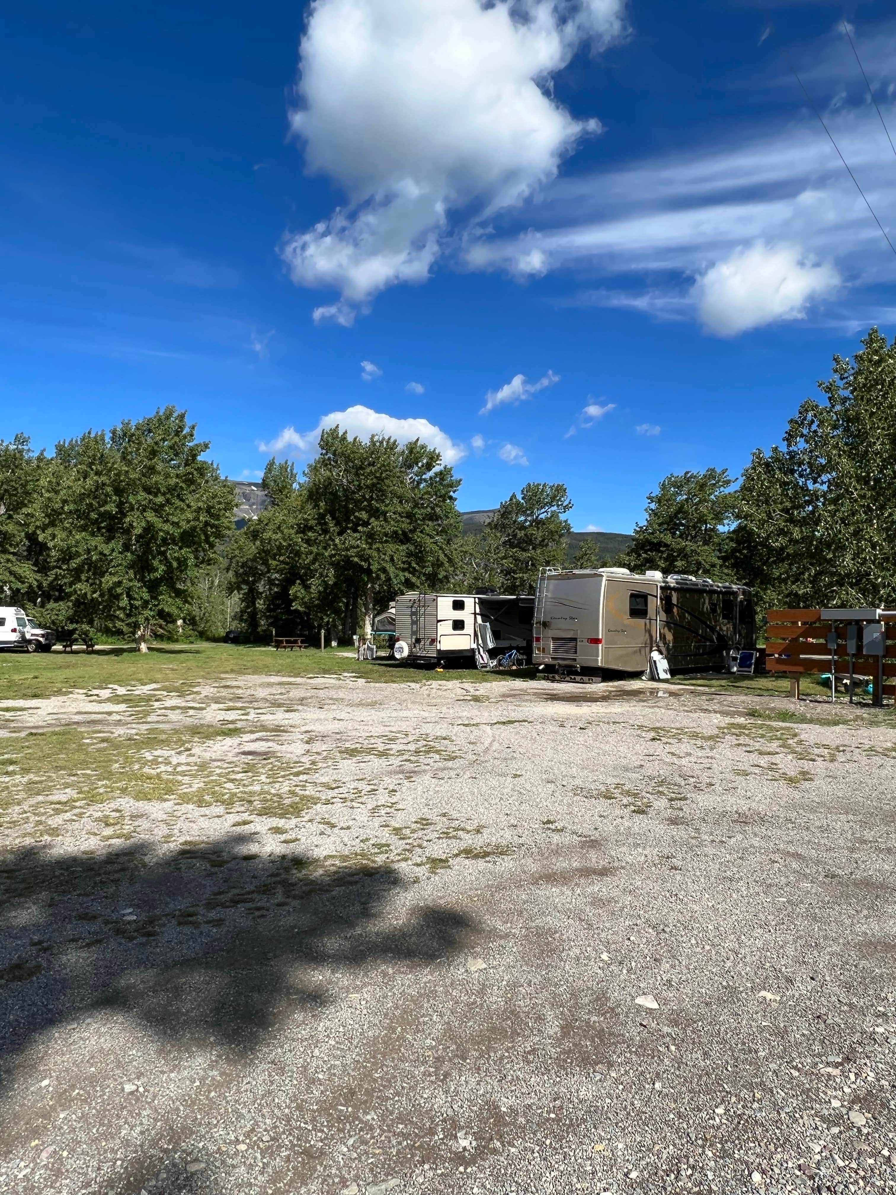 Camper-submitted photo at Heart of Glacier RV Park & Cabins near Siyeh Bend, MT