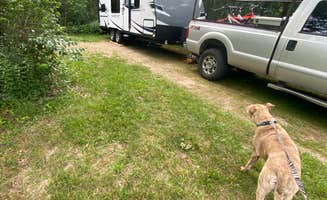 theresa's photo of camping with pets at Rock Cut State Park - Staghorn Campground near Sycamore, IL