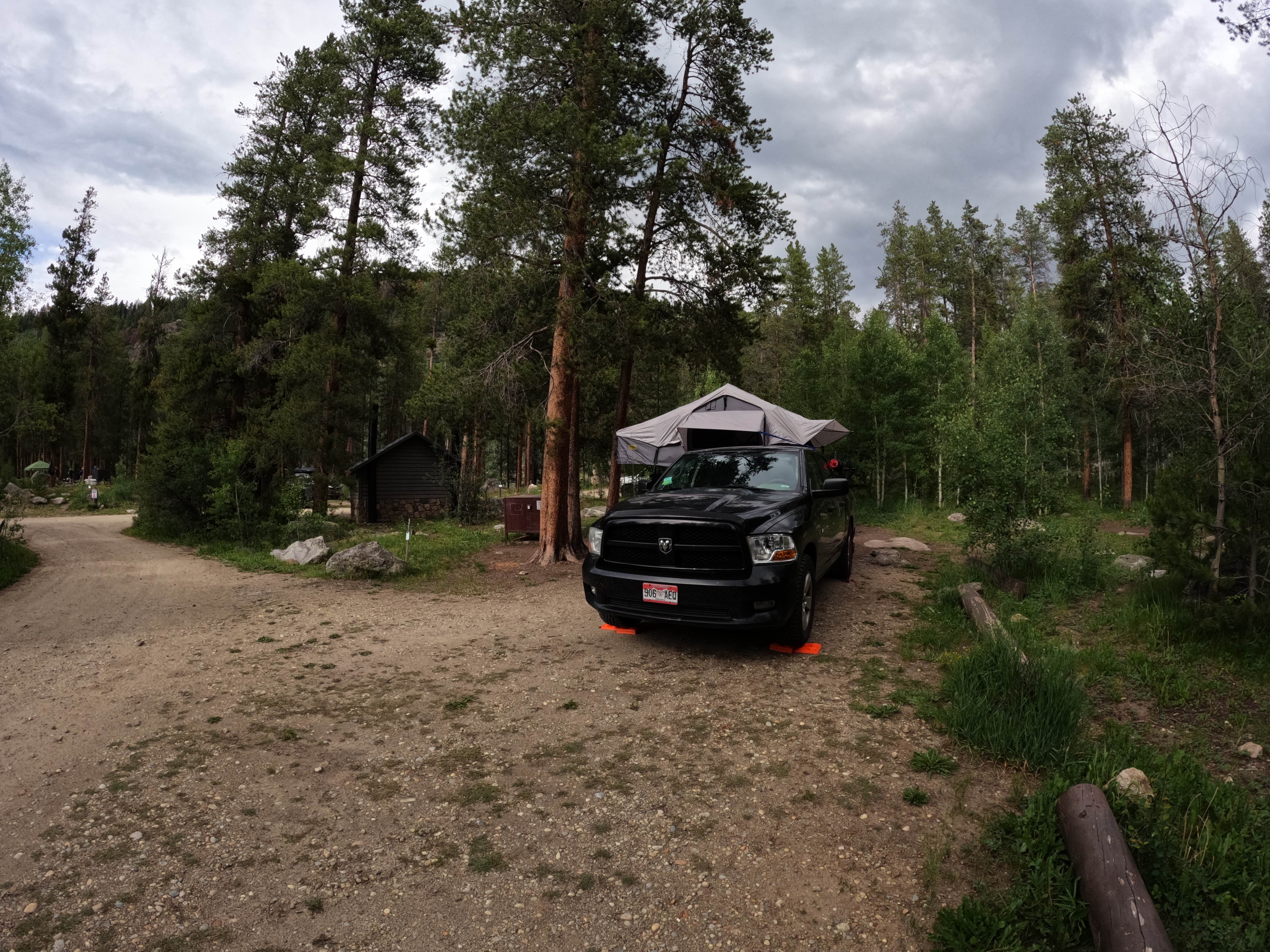 Nikki and Will W.'s photo of rv camping at Chapman Campground And Group Camp - White River NF near Meredith, CO