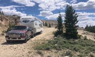 Camping near Frye Lake Camping: Wild Iris OK Corral, Lander, Wyoming