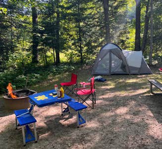 Camper-submitted photo from Ocqueoc Falls State Forest Campground