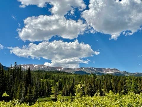 Jonathan's photo of a dispersed camping area at Dispersed camping along Cliff Creek in Bridger-Teton National Forest near Daniel, WY
