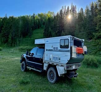 Camper-submitted photo from Dispersed camping along Cliff Creek in Bridger-Teton National Forest