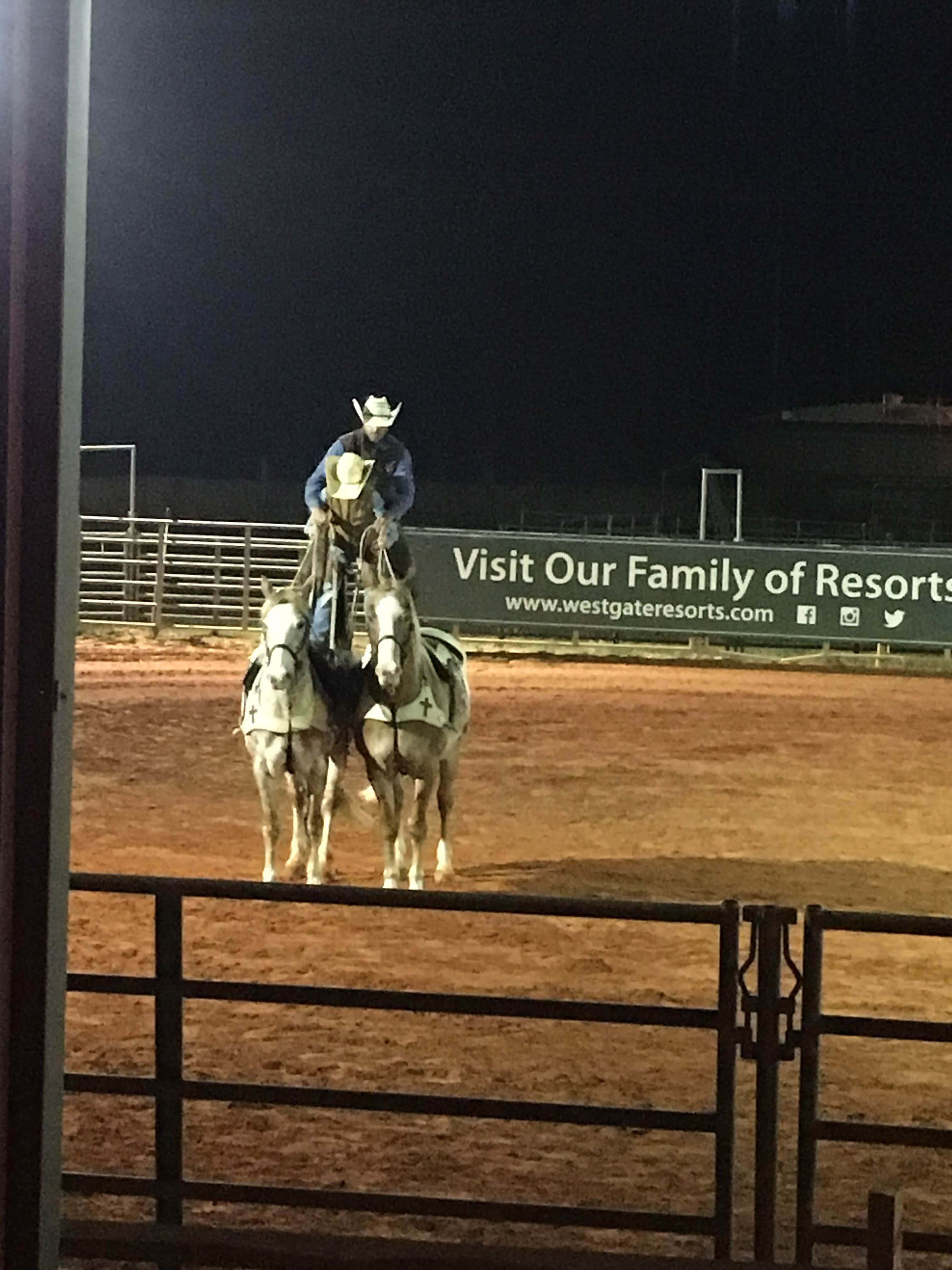 Susan K.'s photo of camping with a horse at Westgate River Ranch Resort & Rodeo near Kenansville, FL
