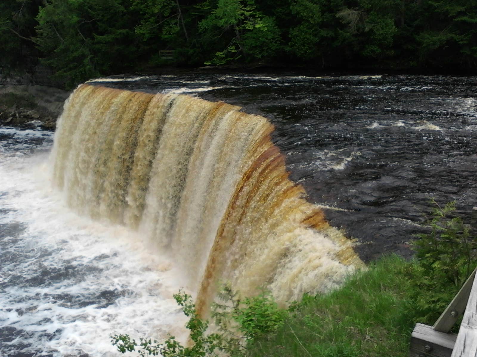 Camper-submitted photo at Rivermouth Modern Campground — Tahquamenon Falls State Park in Michigan