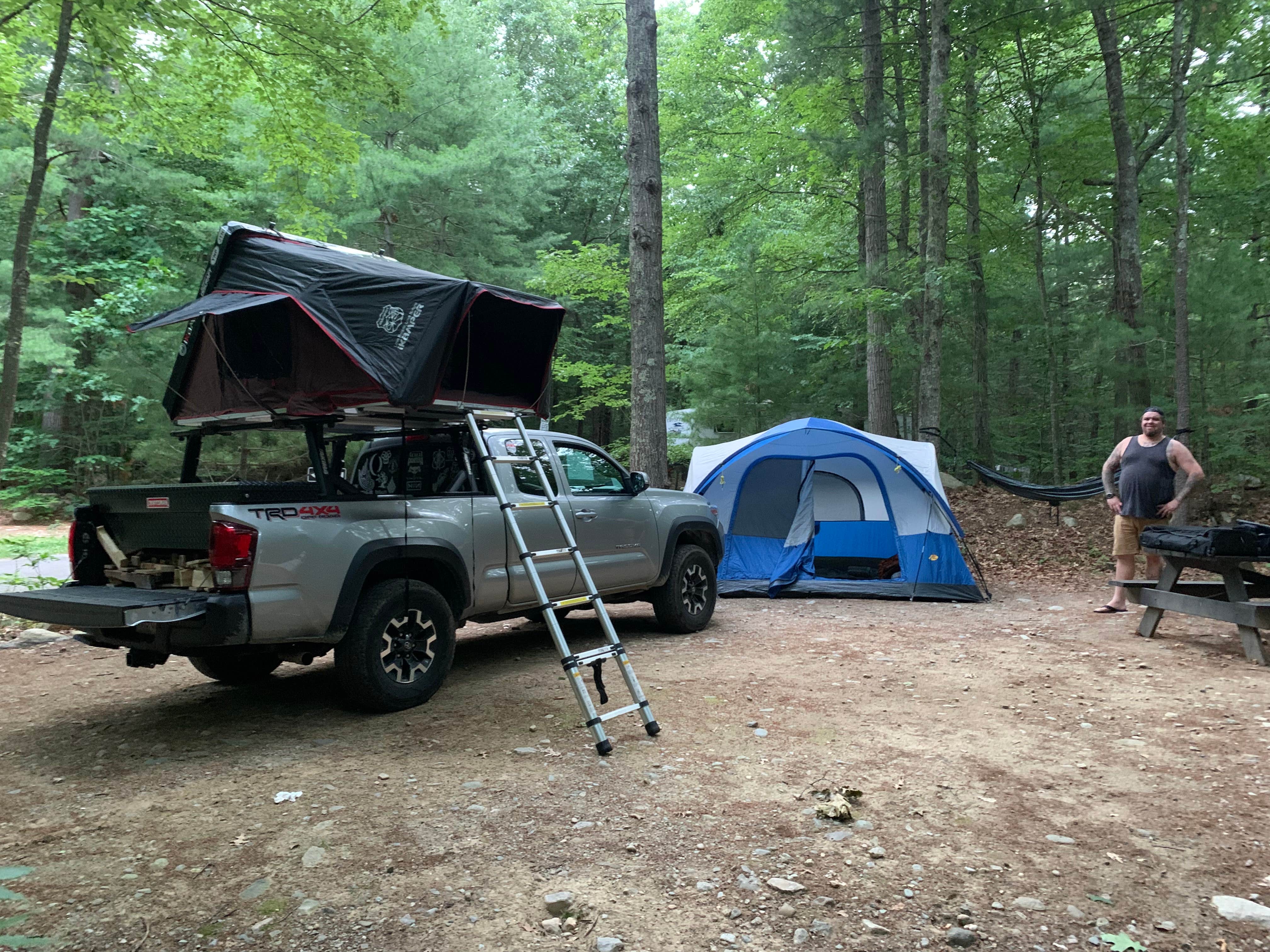 Court R.'s photo at Wompatuck State Park Campground near Millis, MA