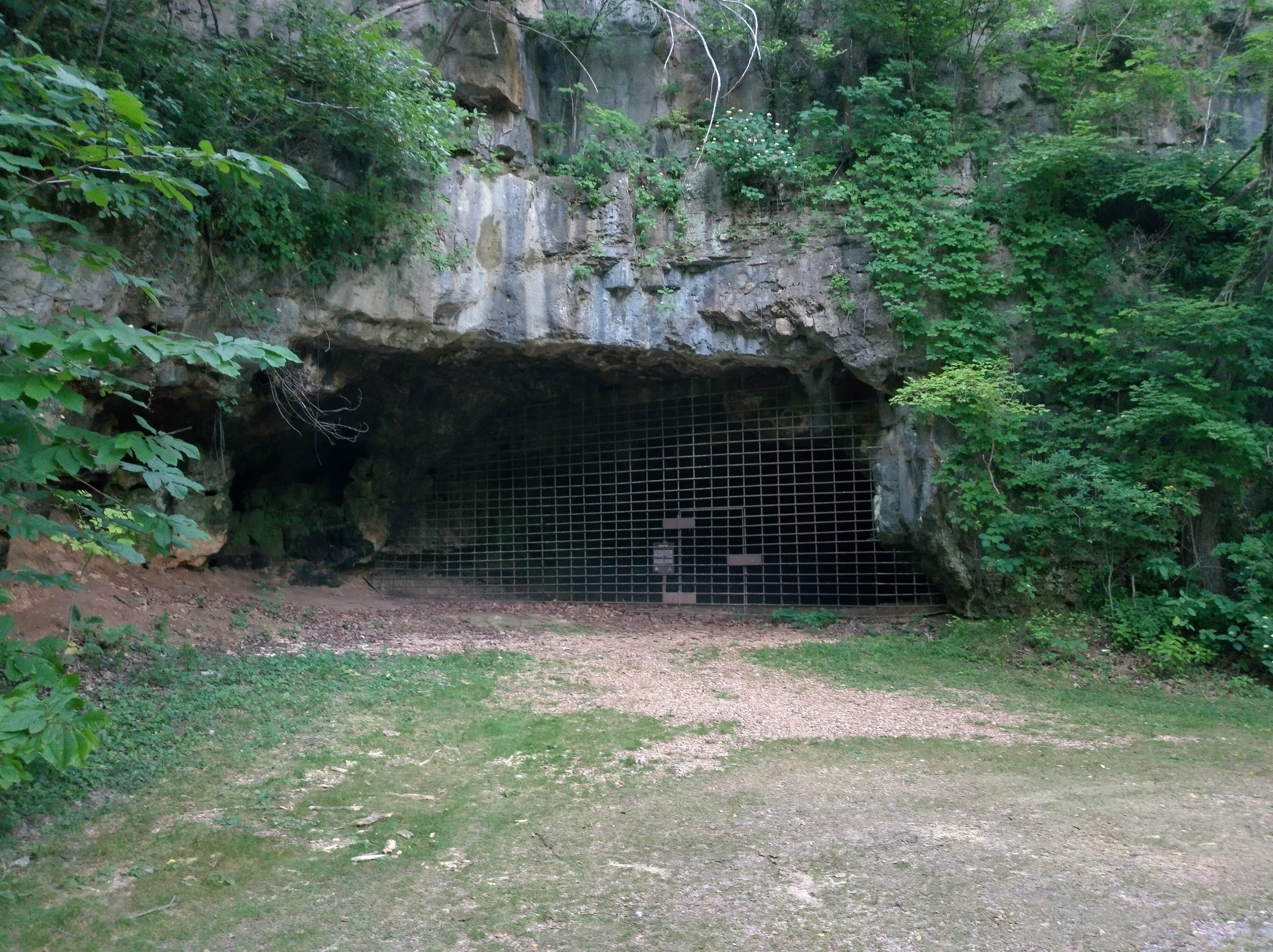 Camper-submitted photo at Meramec Caverns Natural Campground near Stanton, MO