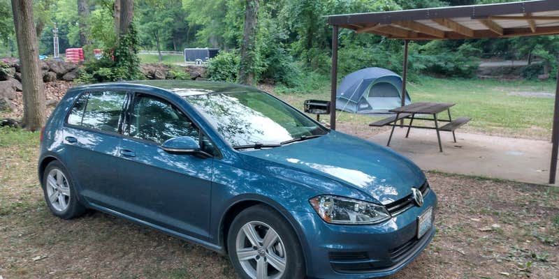 Camper submitted image from Meramec Caverns Natural Campground