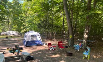 Camping near Sandy Shores Campground: Dune Town Camp Resort, Mears, Michigan