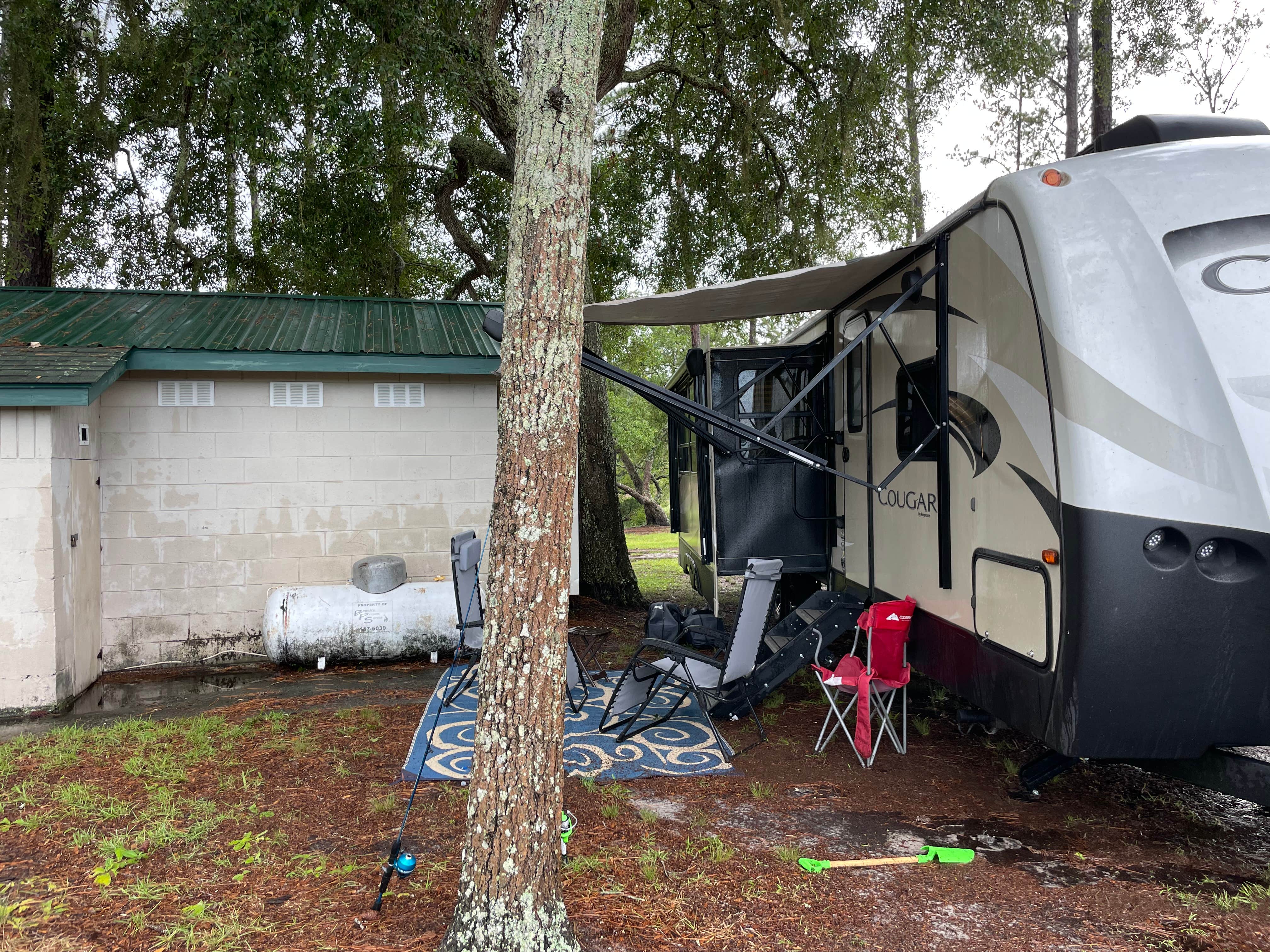 Ashley W.'s photo of rv camping at Belle Bluff Island Campground near Sapelo Island, GA