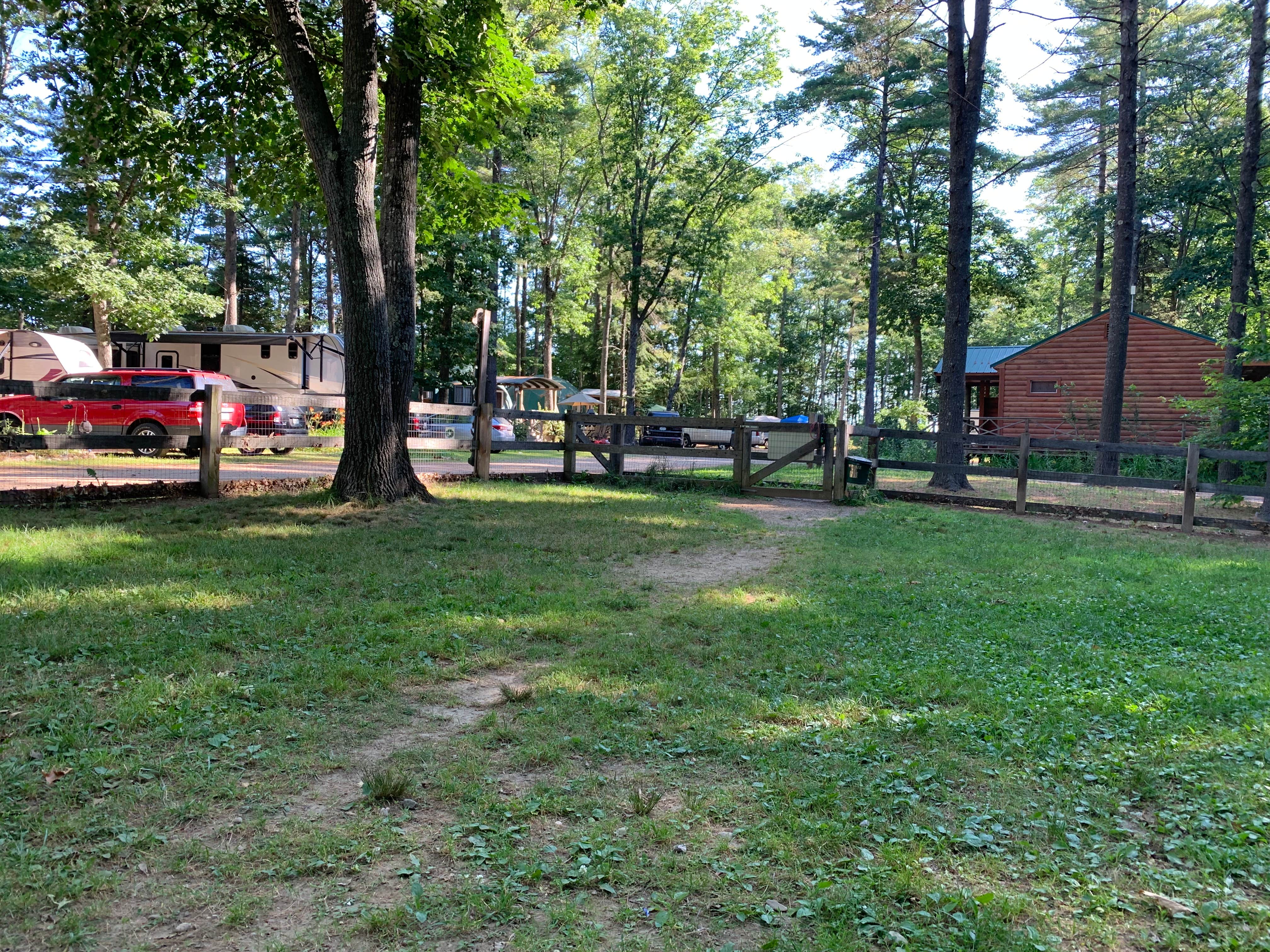 Lynn T.'s photo of glamping accommodations at Freeport / Durham KOA near Boothbay Harbor, ME