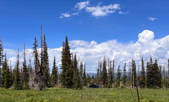 Camping near FS 150 - Dispersed Site: Wolf Creek Pass Primitive Areas, Hanna, Utah