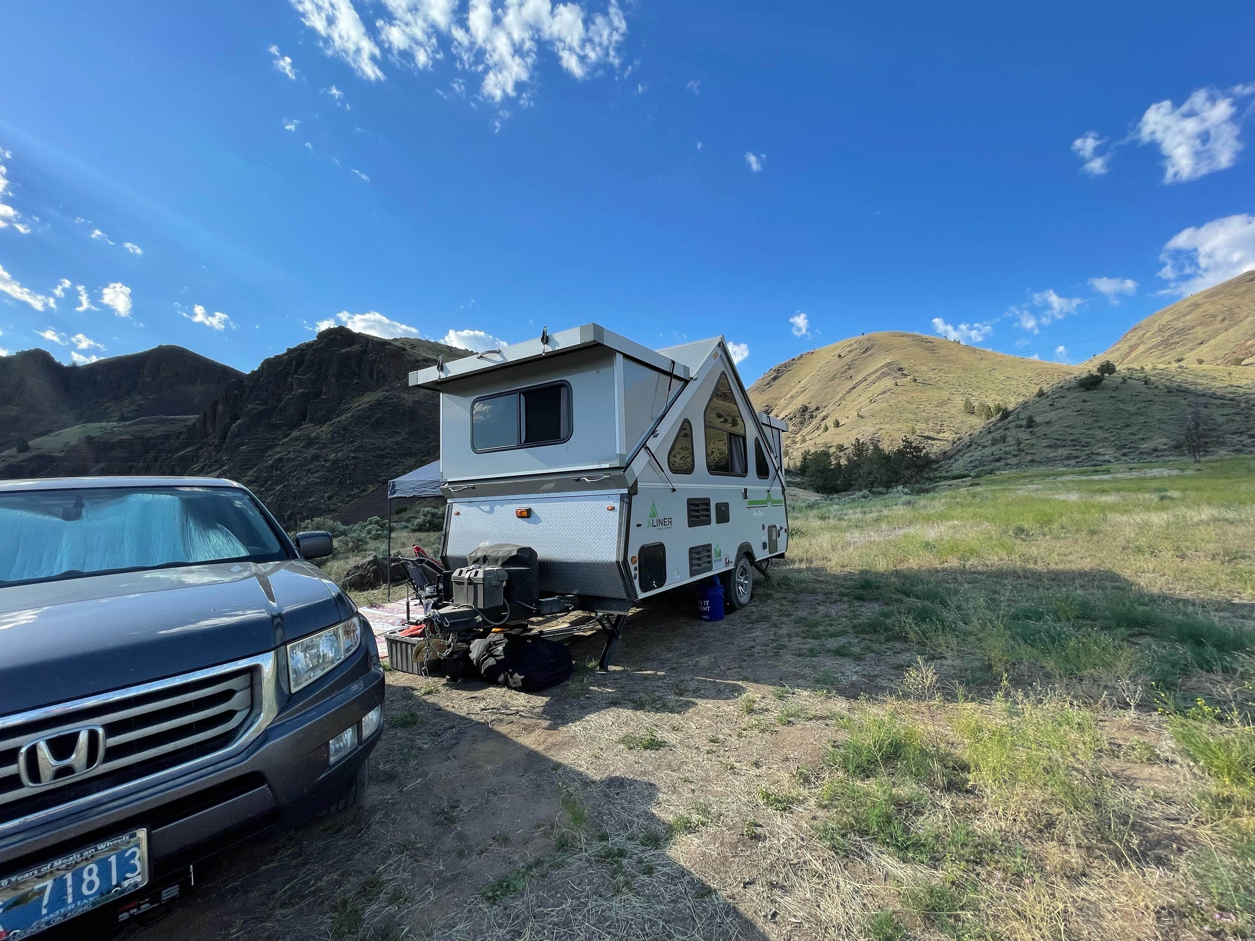 Steven R.'s photo of rv camping at BLM John Day River - Priest Hole near Fossil, OR