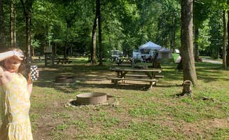 Burkley W.'s photo of tent camping at Hot Springs Campground near Enka, NC