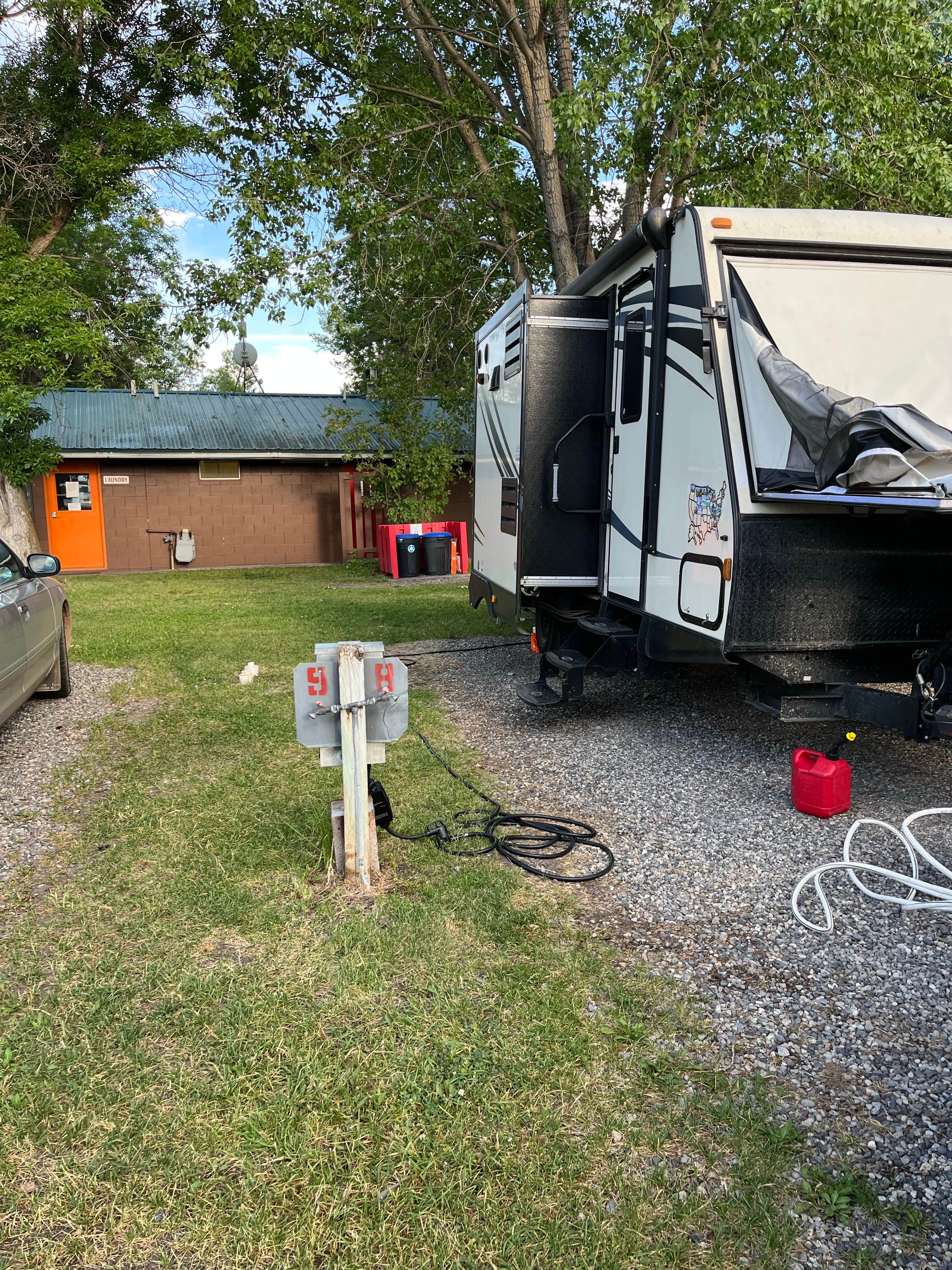 Amy J.'s photo of rv camping at Bozeman Trail Campground near Gallatin National Forest