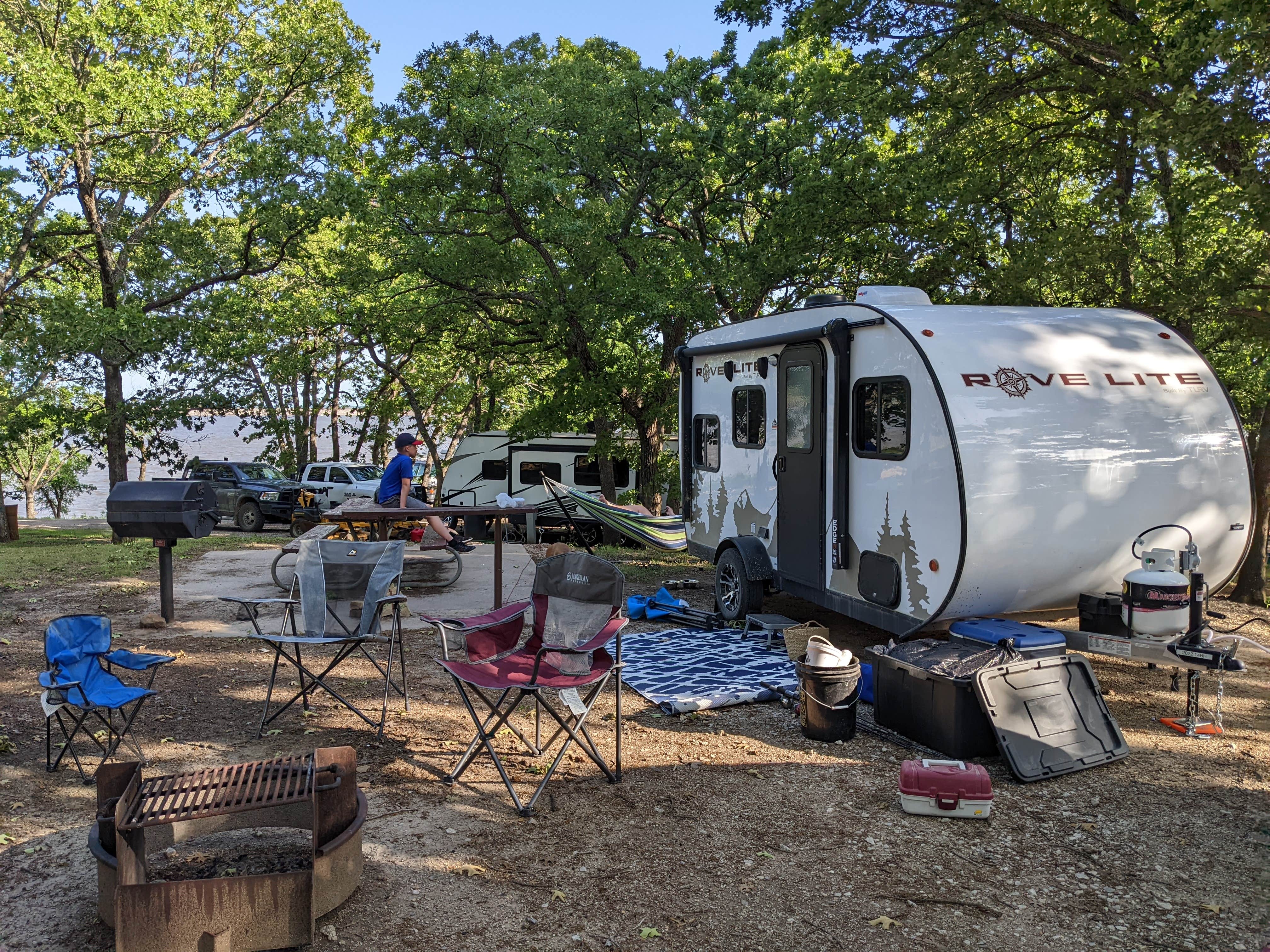 Brandon B.'s photo of rv camping at Whitehall Bay near Iola, KS