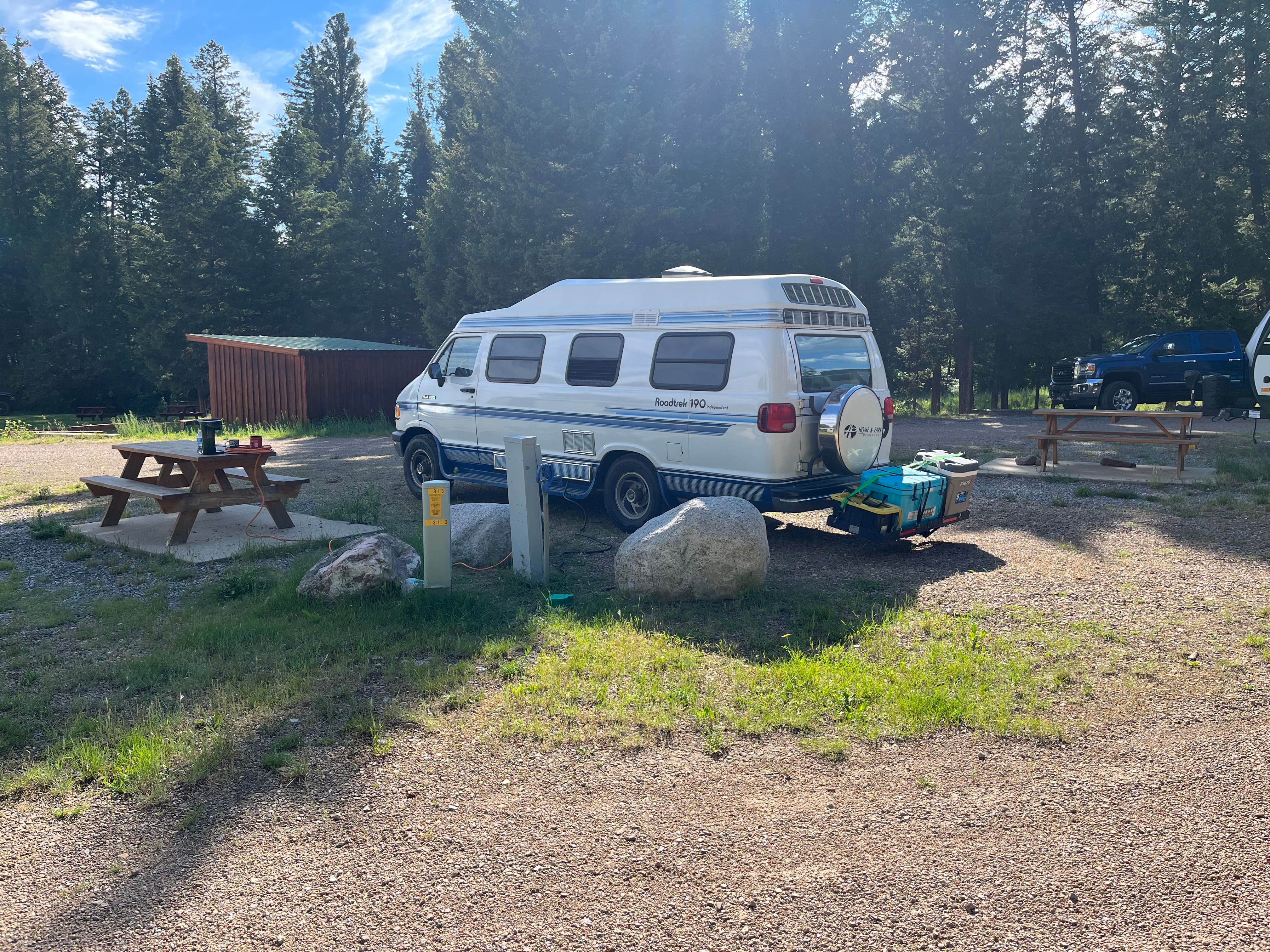 Aaron L.'s photo of rv camping at Boulder Creek Lodge near Hamilton, MT