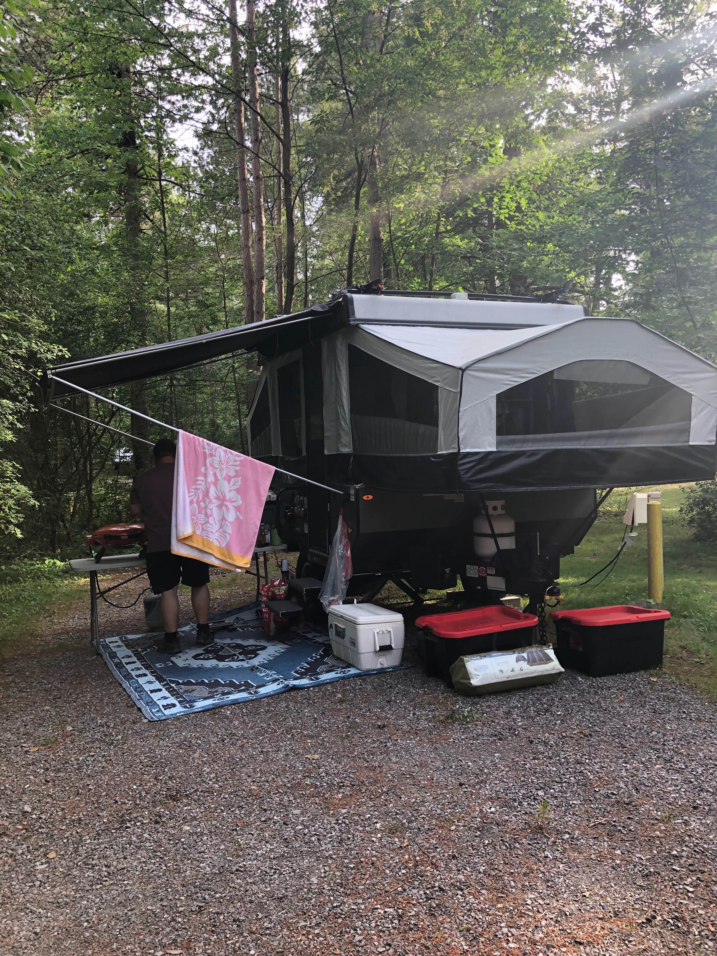 Kristin's photo of rv camping at Letchworth State Park Campground near Mendon, NY