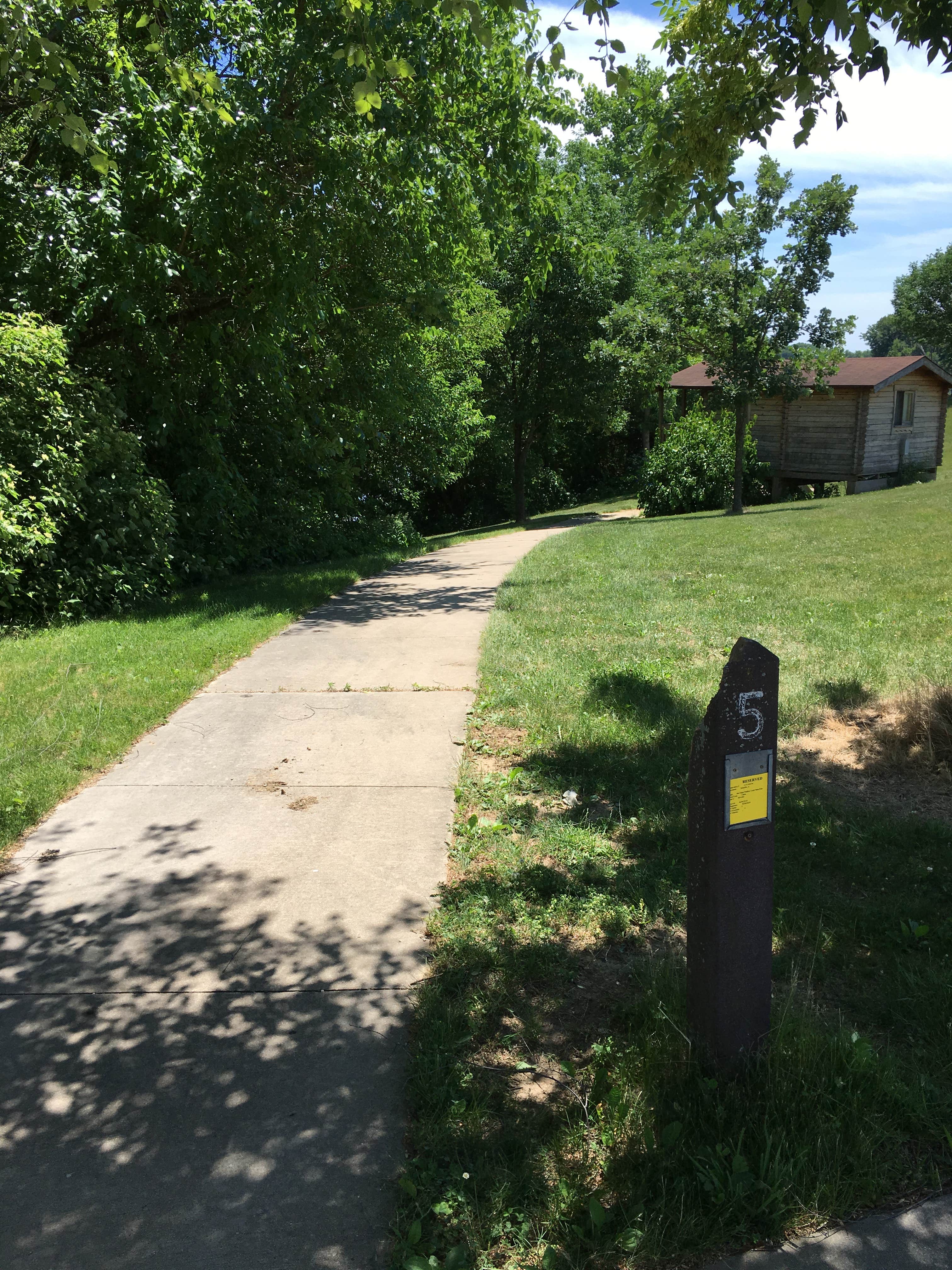 Audrey S.'s photo of a cabin at Primitive Campground — Jim Edgar Panther Creek State Fish and Wildlife Area near Pittsfield, IL