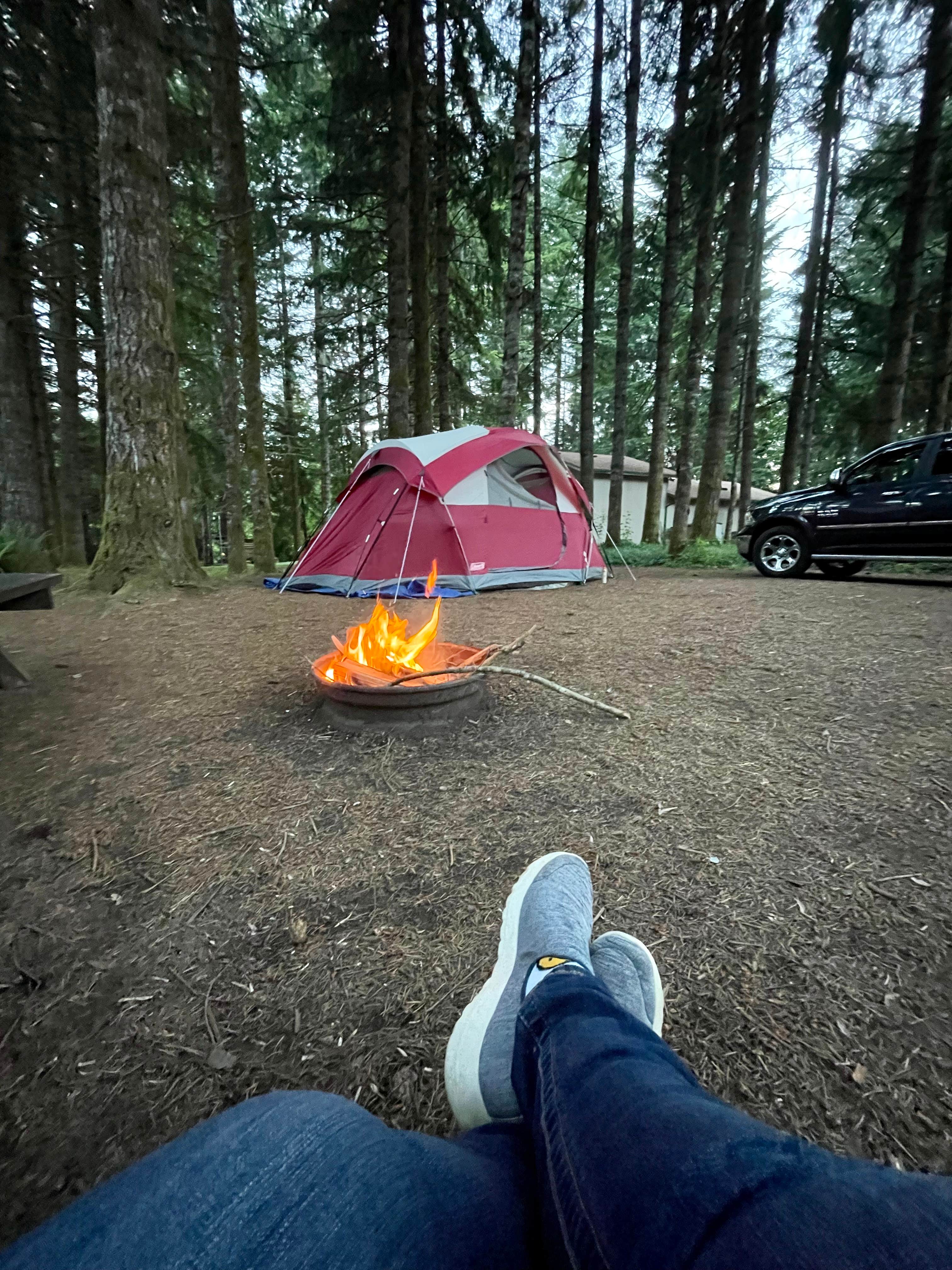 Angela P.'s photo at Kid Valley Campground near Rainier, OR