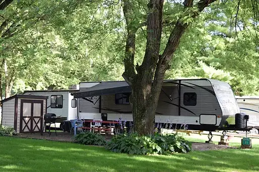 Camper-submitted photo at Red Barn Resort and Campground near Lansing, IA