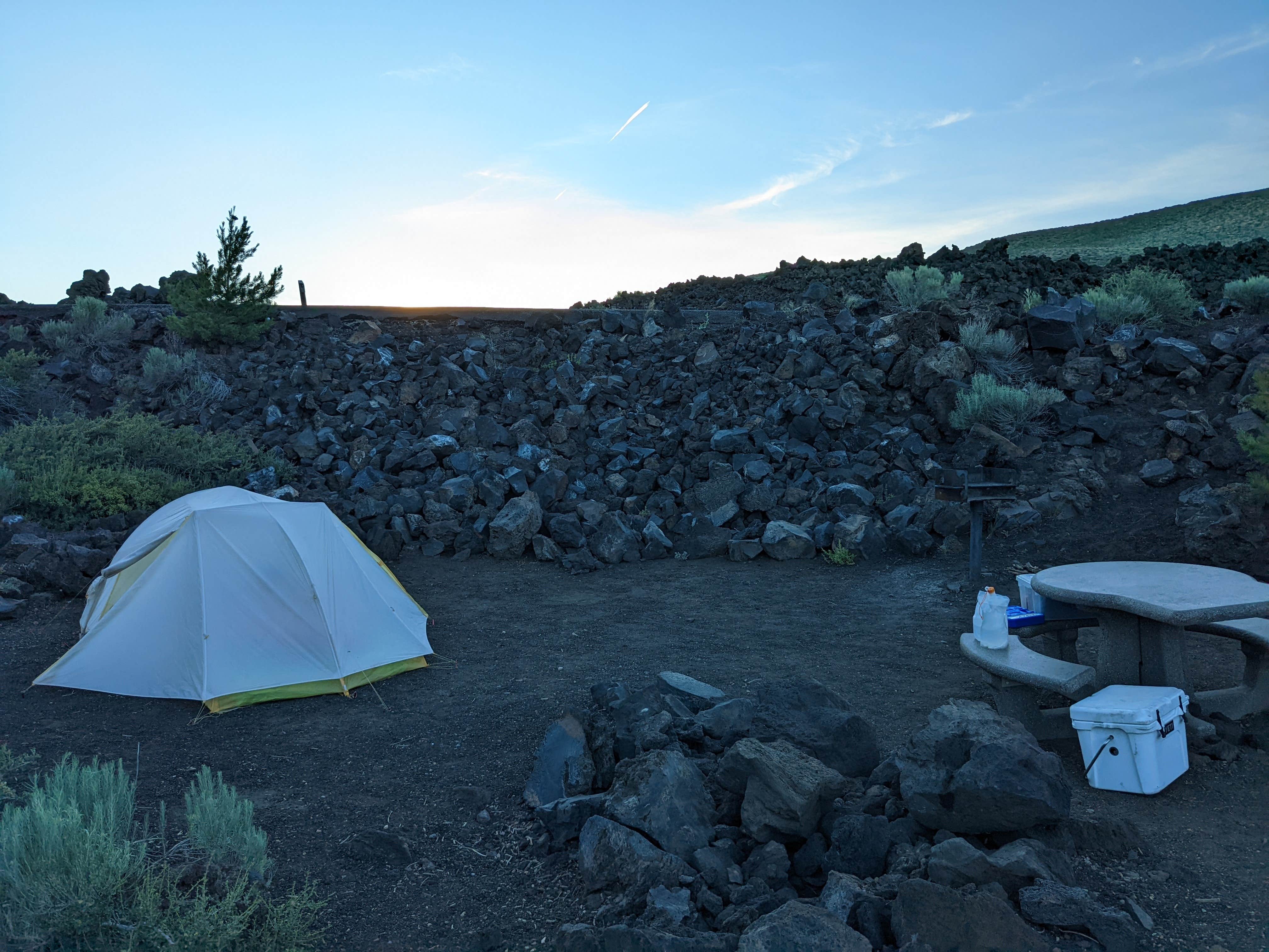 Becbecandbunny O.'s photo at Lava Flow Campground — Craters of the Moon National Monument near Howe, ID