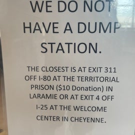 NO DUMP STATION