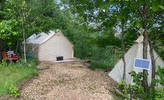 Janai P.'s photo of tent camping at Cookville Campground near Quechee, VT