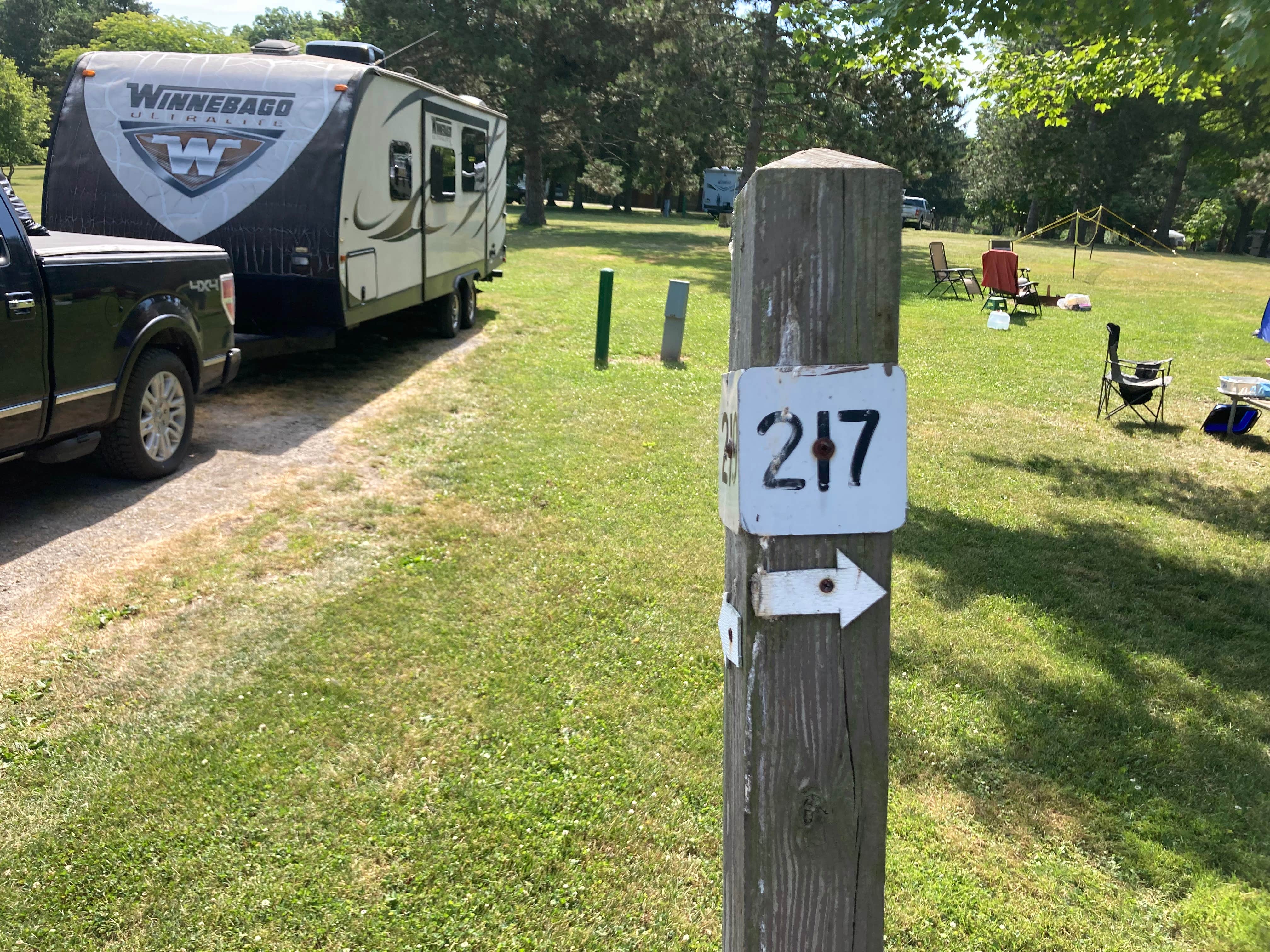 Paula's photo of rv camping at Four Mile Creek State Park Campground near Youngstown, NY