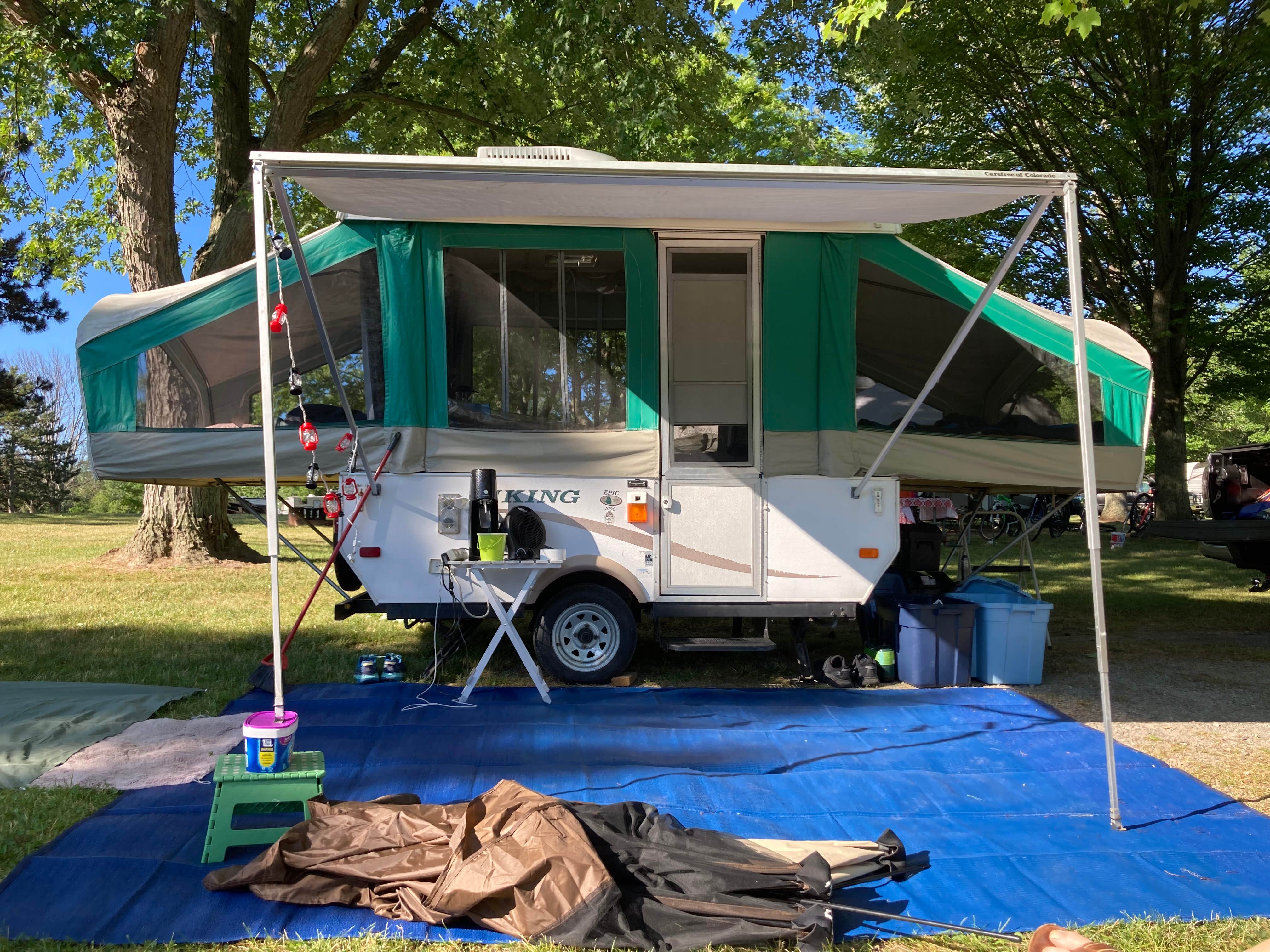 Paula's photo of rv camping at Four Mile Creek State Park Campground near Buffalo, NY