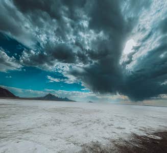 Camper-submitted photo from Bonneville Salt Flats BLM