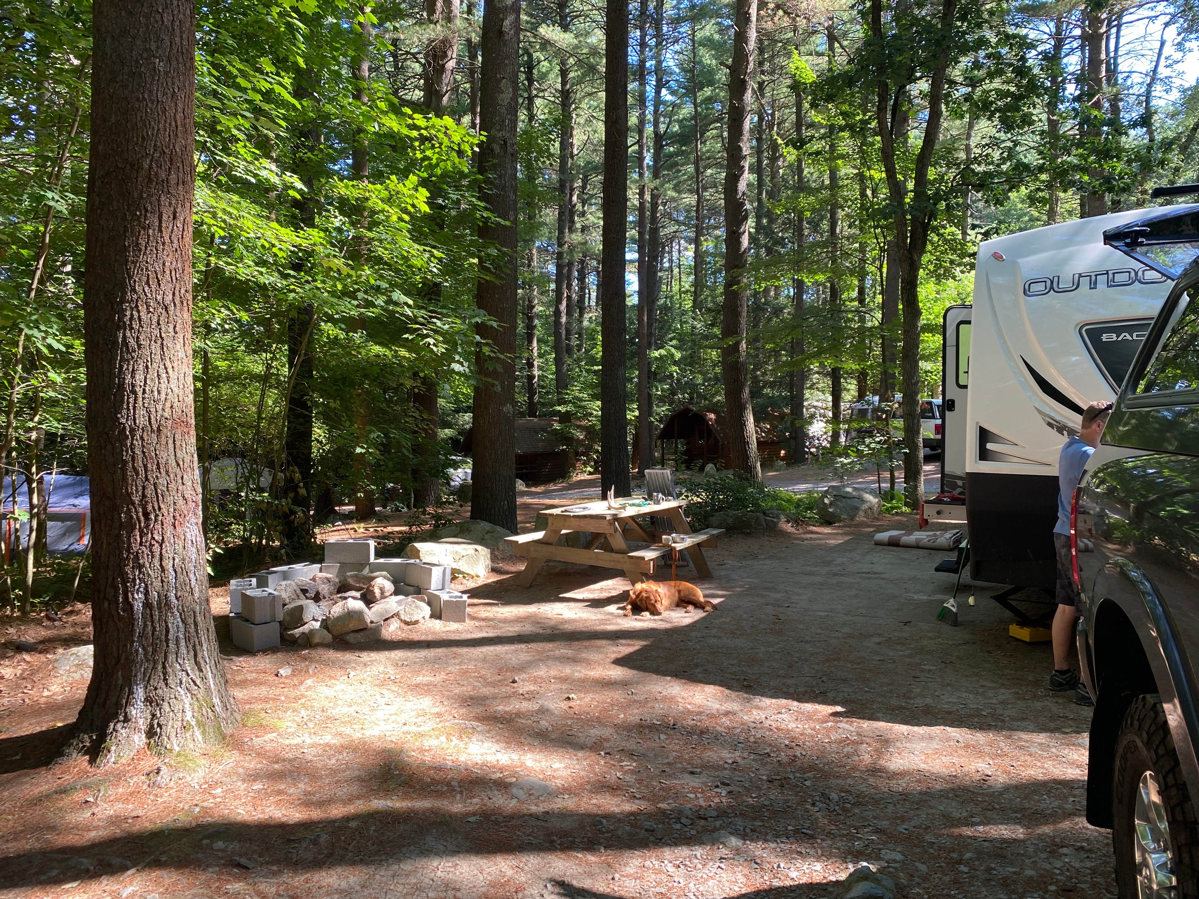 mary F.'s photo of rv camping at Spacious Skies Minute Man near Petersham, MA