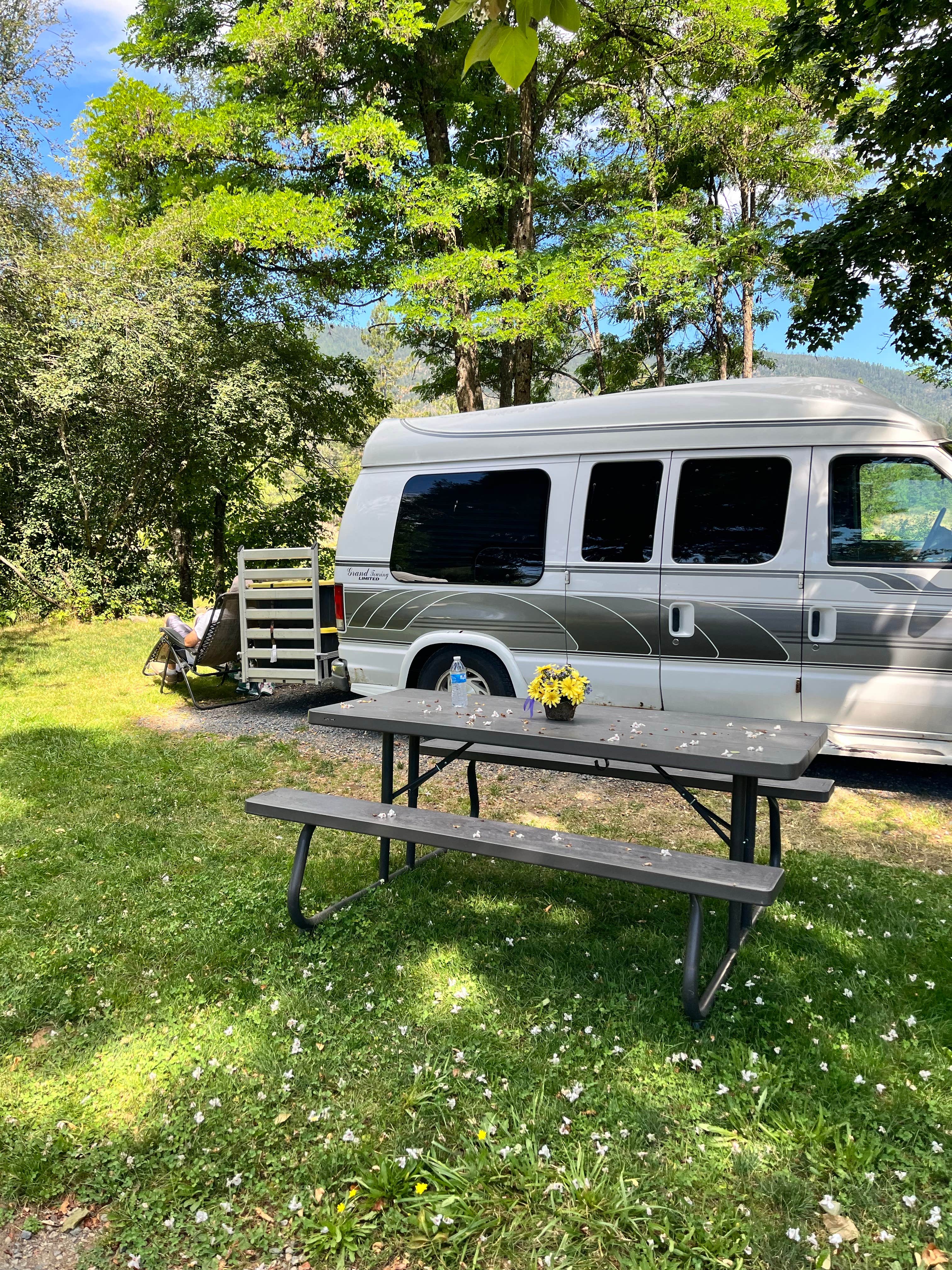AubreyandMelody W.'s photo of rv camping at Laughing Alpaca Campground + RV Park near Grants Pass, OR