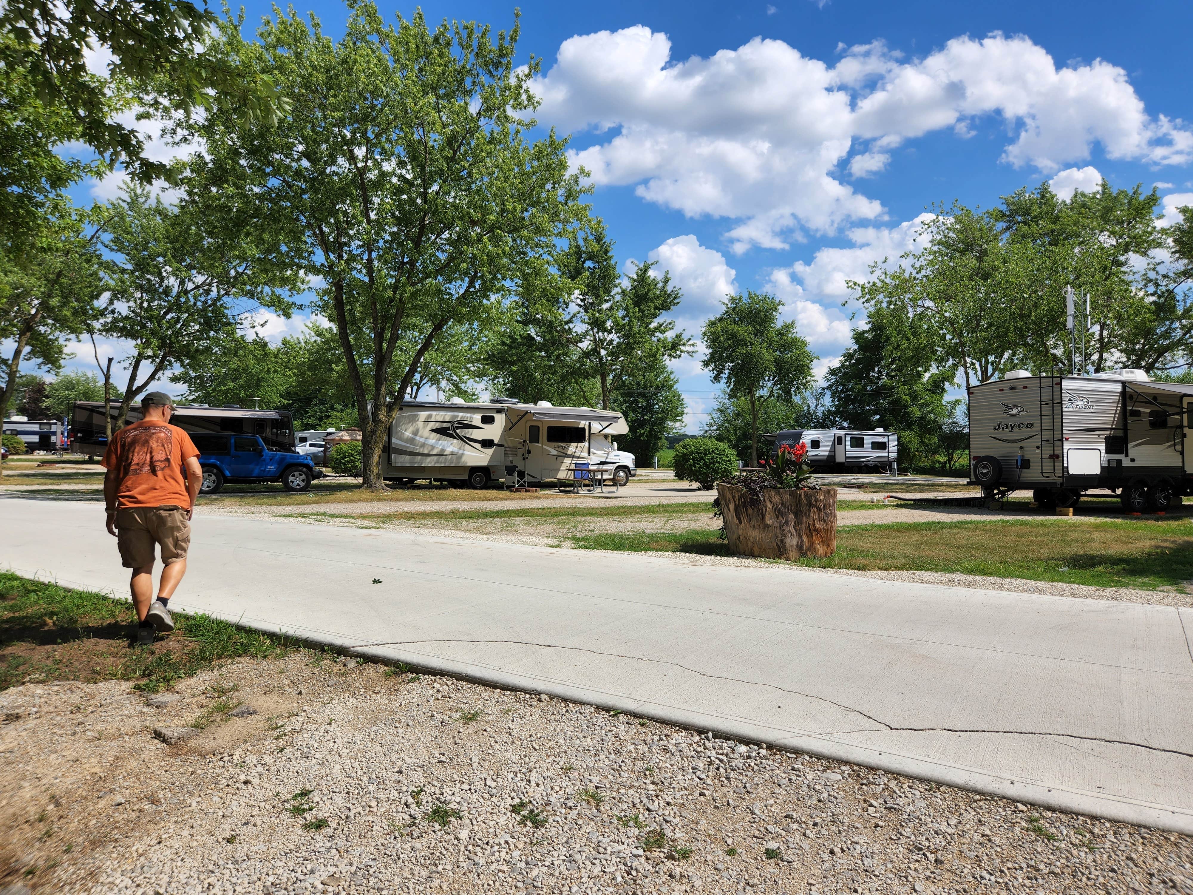 Mary T.'s photo of rv camping at Indianapolis KOA near Indianapolis, IN
