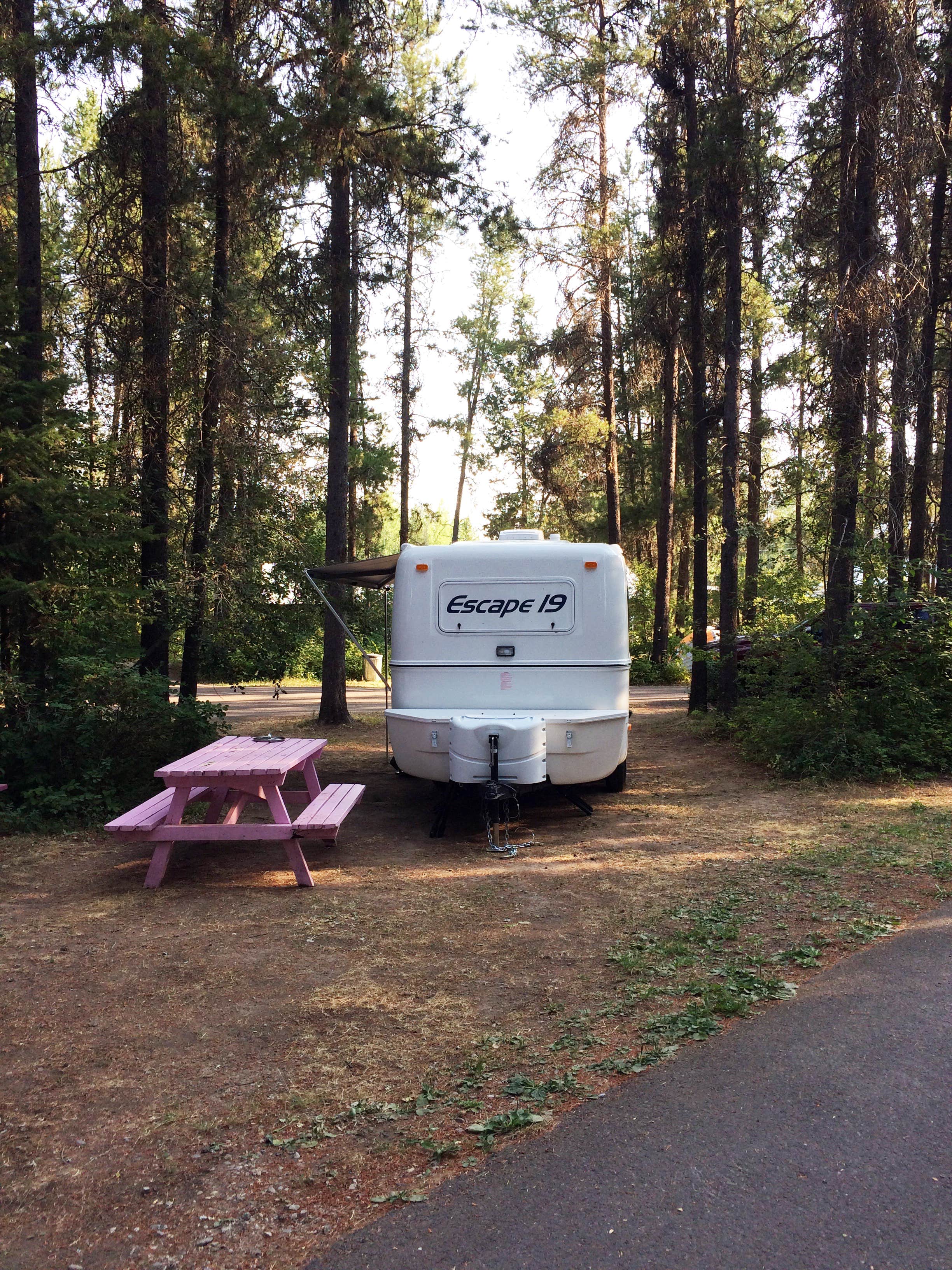 Corinna B.'s photo of rv camping at San-Suz-Ed RV Park, Campground and Bed & Breakfast near Siyeh Bend, MT